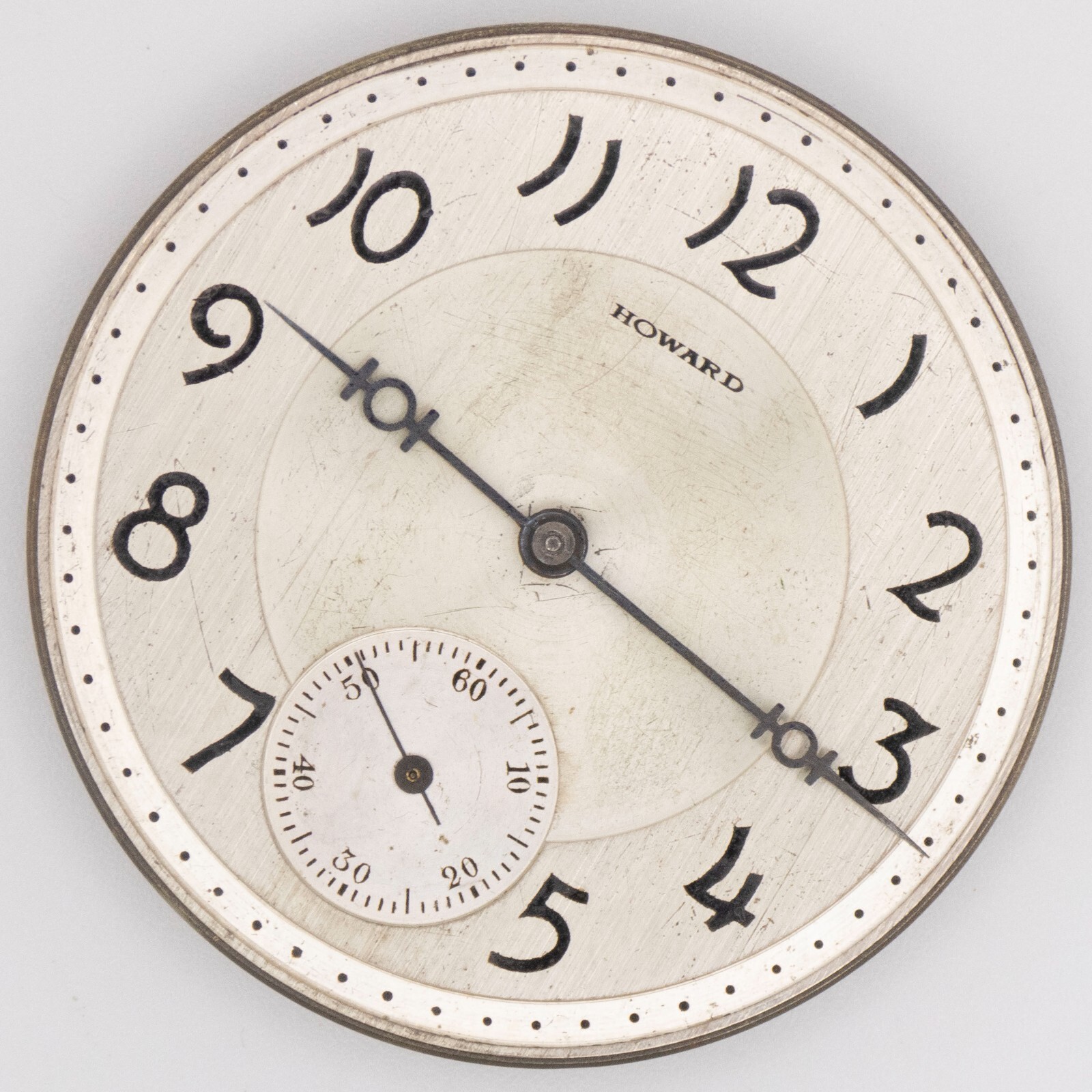 E. Howard Series 7 Model 1912 12-Size 17j Antique Pocket Watch Movement, Runs