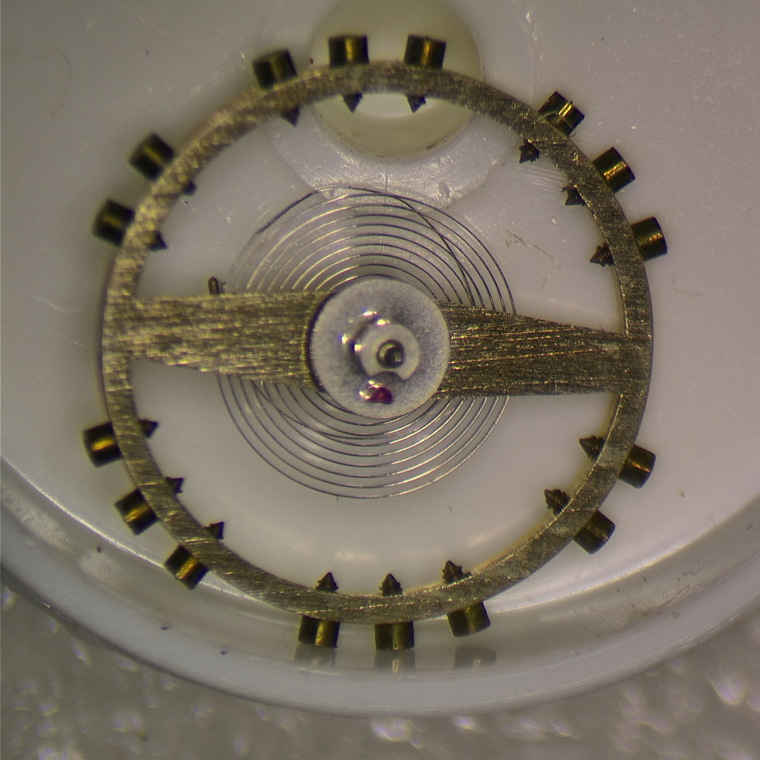 NOS Renata No 704 Gruen 430 Breguet Balance Complete Watch Part