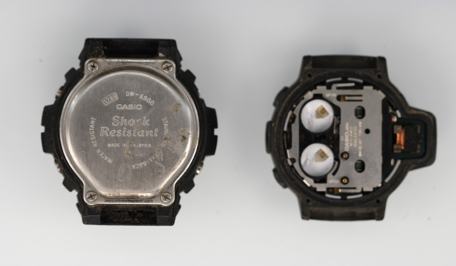 Casio Illuminator Watch Men G-Shock DW-6900 Plastic Batt WR Quartz NON WORKING