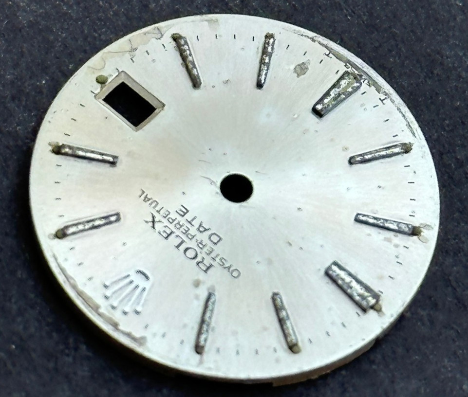 Vintage Rolex Oyster Perpertual Date Watch Dial For 26mm Case 6517 6519 6917