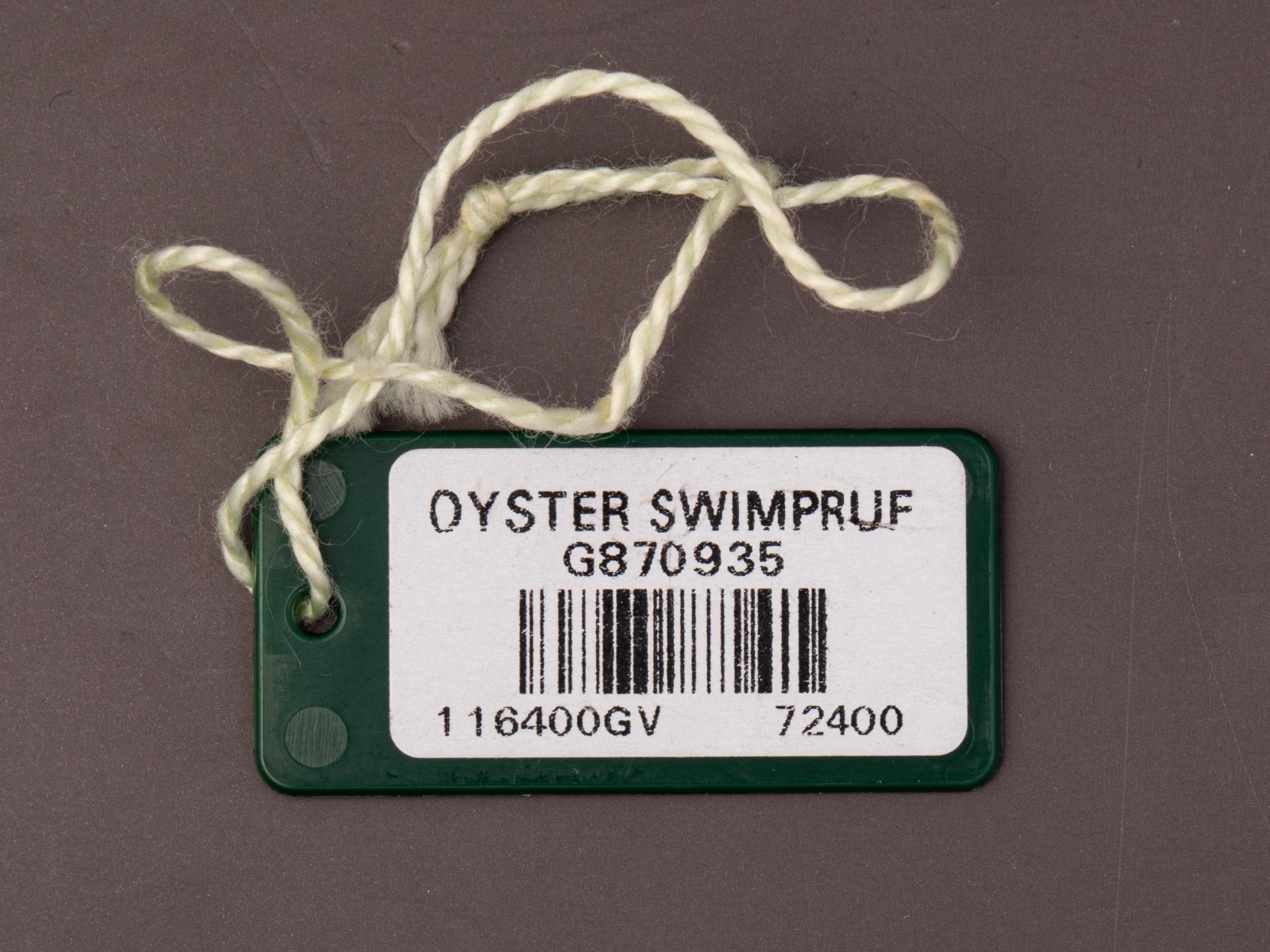ORIGINAL Rolex Milgauss 116400GV Oyster Swimpruf Green Hang Tag! G#