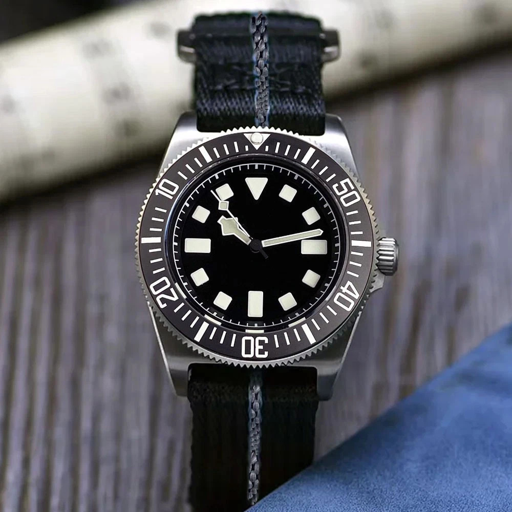 42mm Titanium Case Nh35 Pt5000 Mechanical Automatic Watch Set Sapphire 20ATM