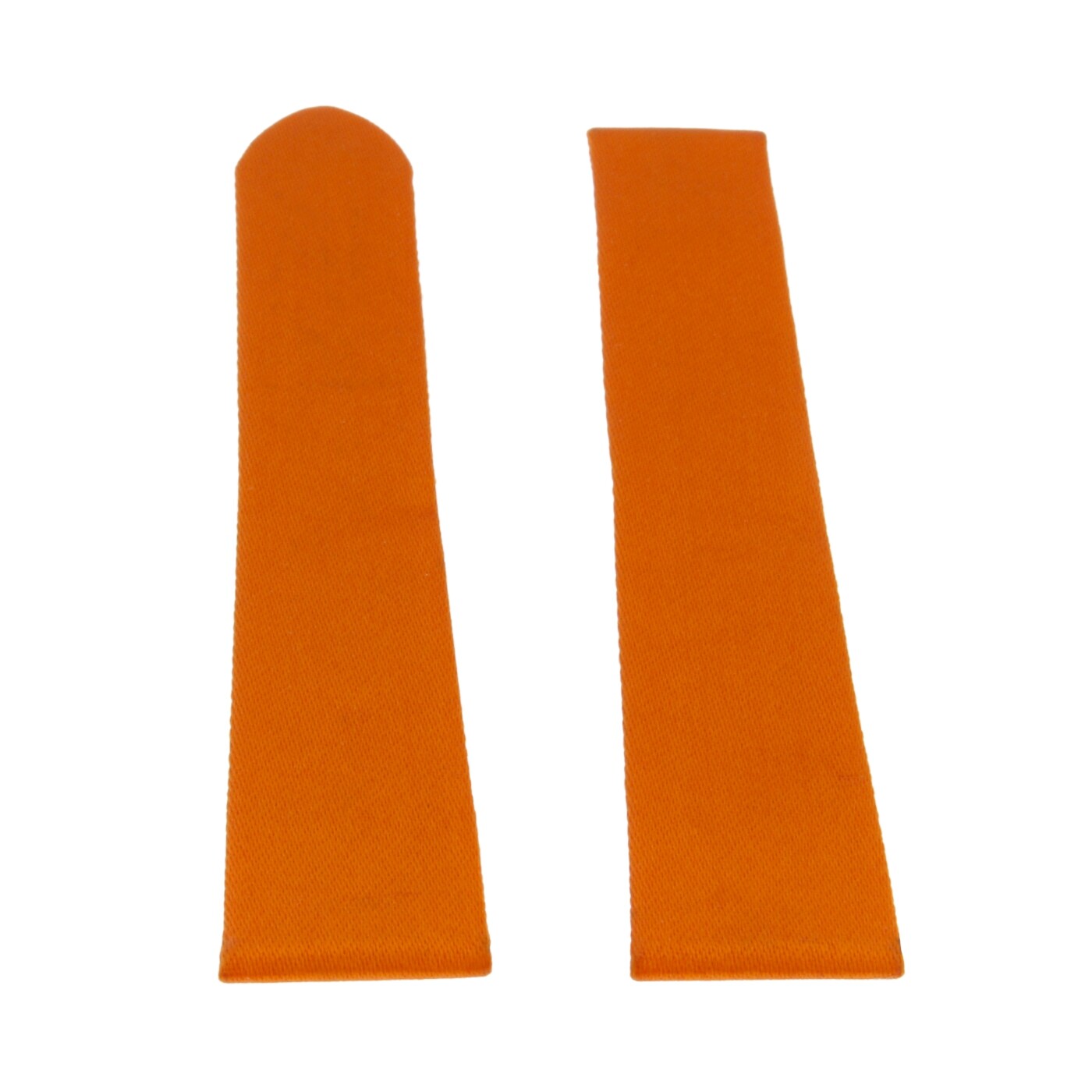 Cartier Strap Genuine Satin 15x14mm Orange Ladies Band Very Good Condition
