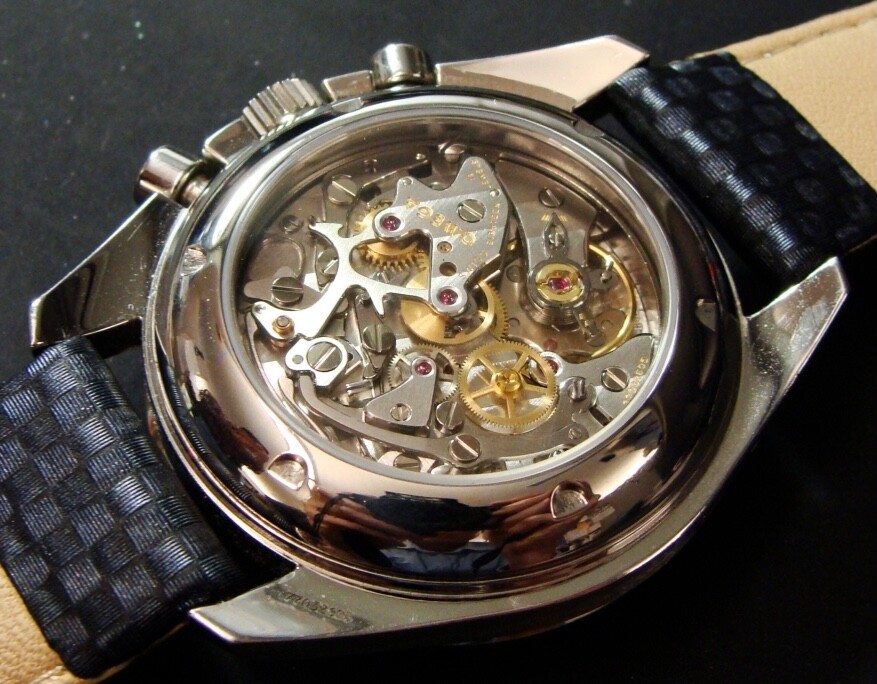 Sapphire Caseback compatible to Omega Speedmaster 861, 145.012, 145.022,