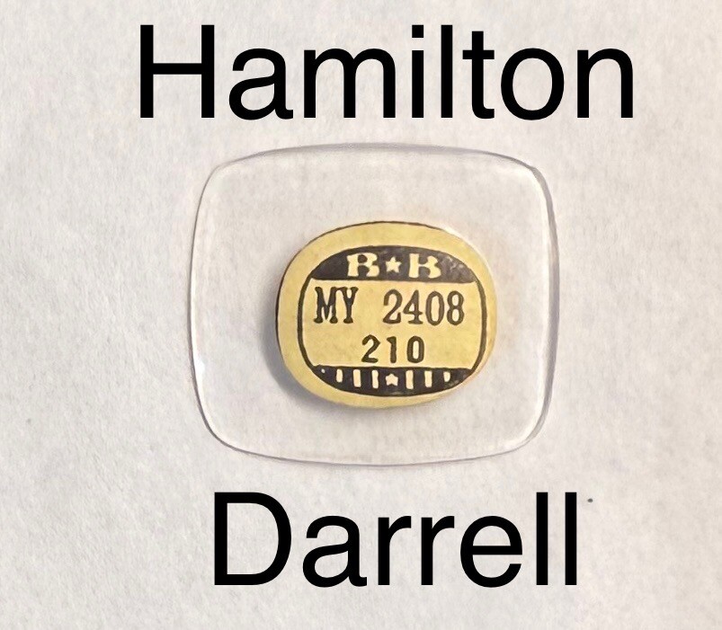 NOS Vintage 1950s Hamilton Darrell Glass Watch Crystal