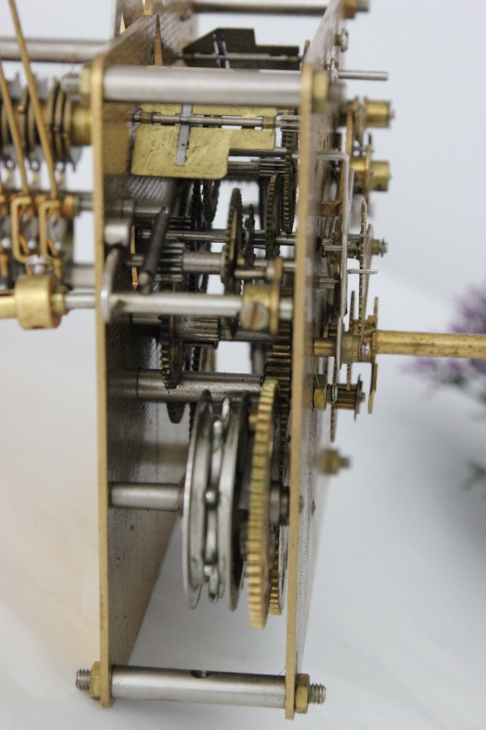 “SET THOMAS” VINTAGE BRASS WATCH / PENDULUM NO MECHANISM
