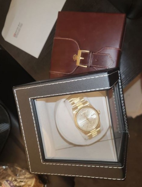 Rolex 18038 Day-Date Silver Dial