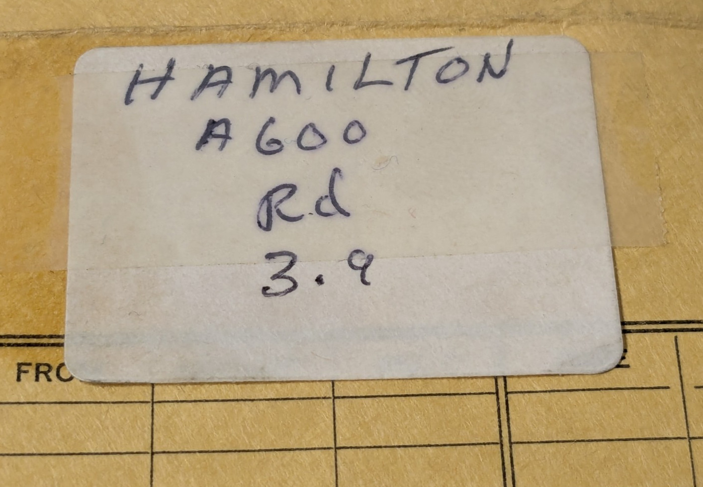 NOS Acrylic Round Watch Crystal for Hamilton A600 A-600 – 30.9mm