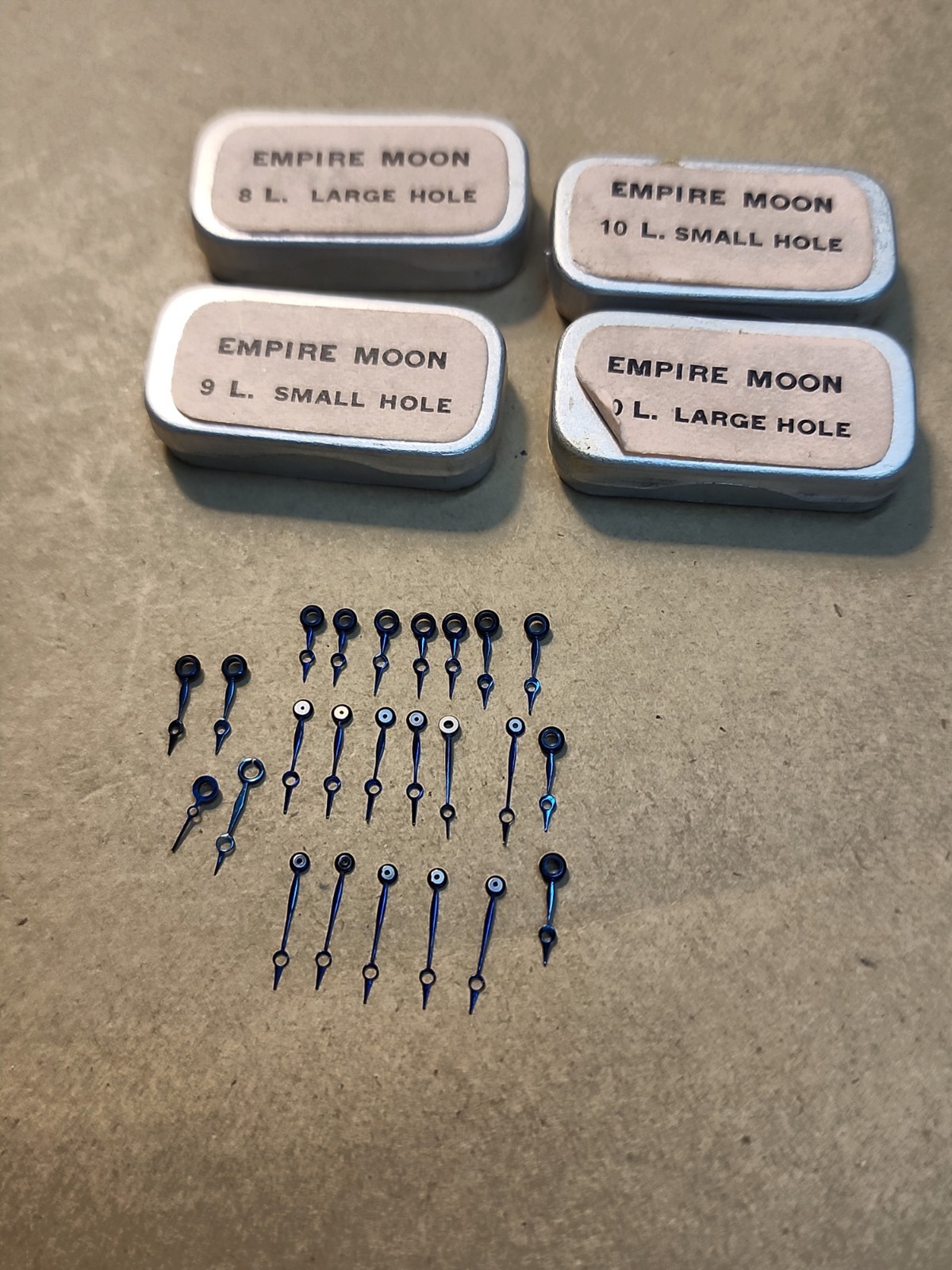 Lot Of Vintage NOS Empire Blue Moon Wristwatch Hands