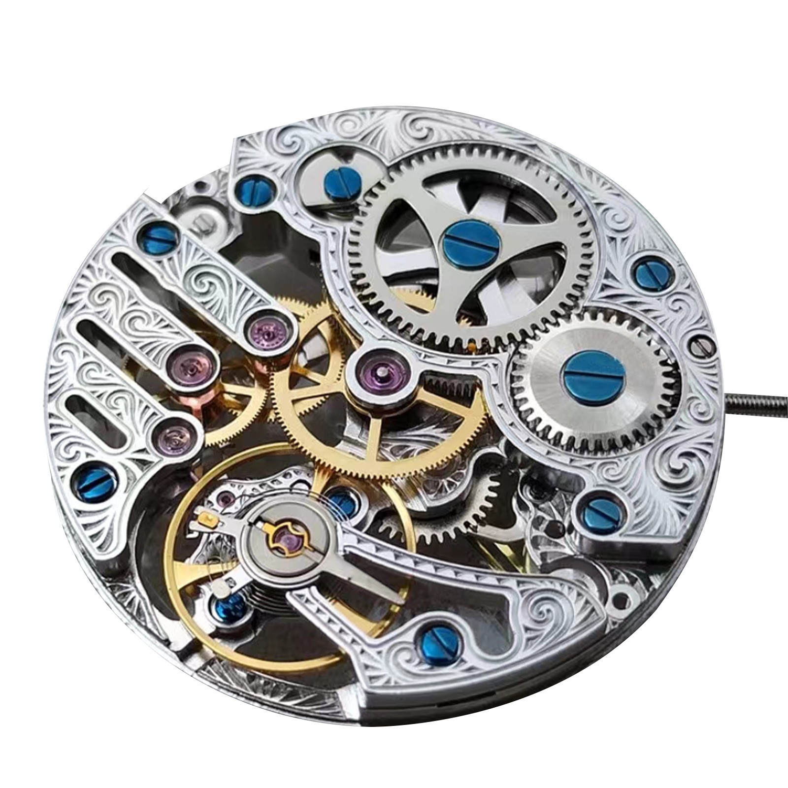High Quality Replace Movements Skeleton Hollow Manual Winding For st3620k 6498
