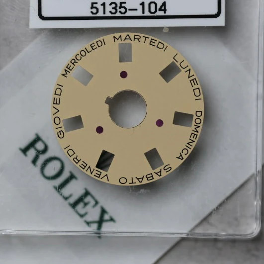 NEW Rolex 3055-5135-104 Italian Champagne Week Day Indicator 5055