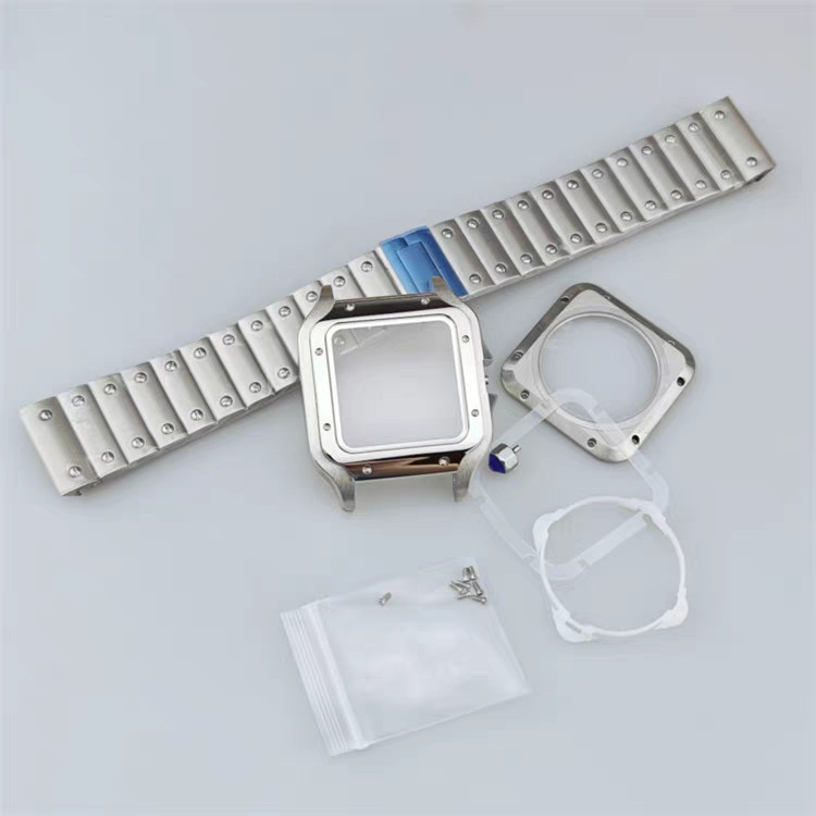 NH35 Case 38mm NH35 Dial 27mm Square Case for NH35/NH36 Movement Watch Parts