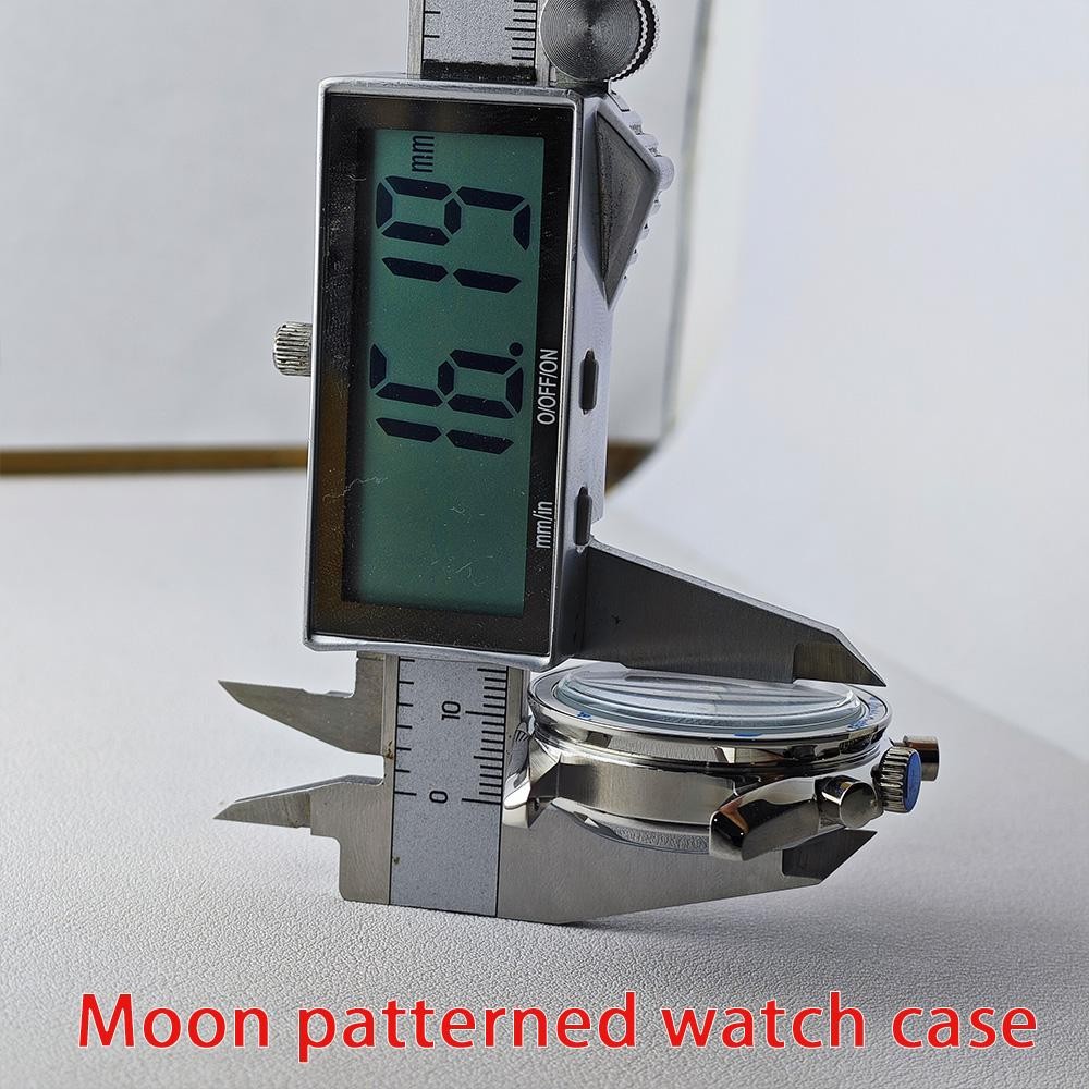 39.7mm Metal Watch Case Fit VK63 Movement Men Watch Parts for 20mm Strap