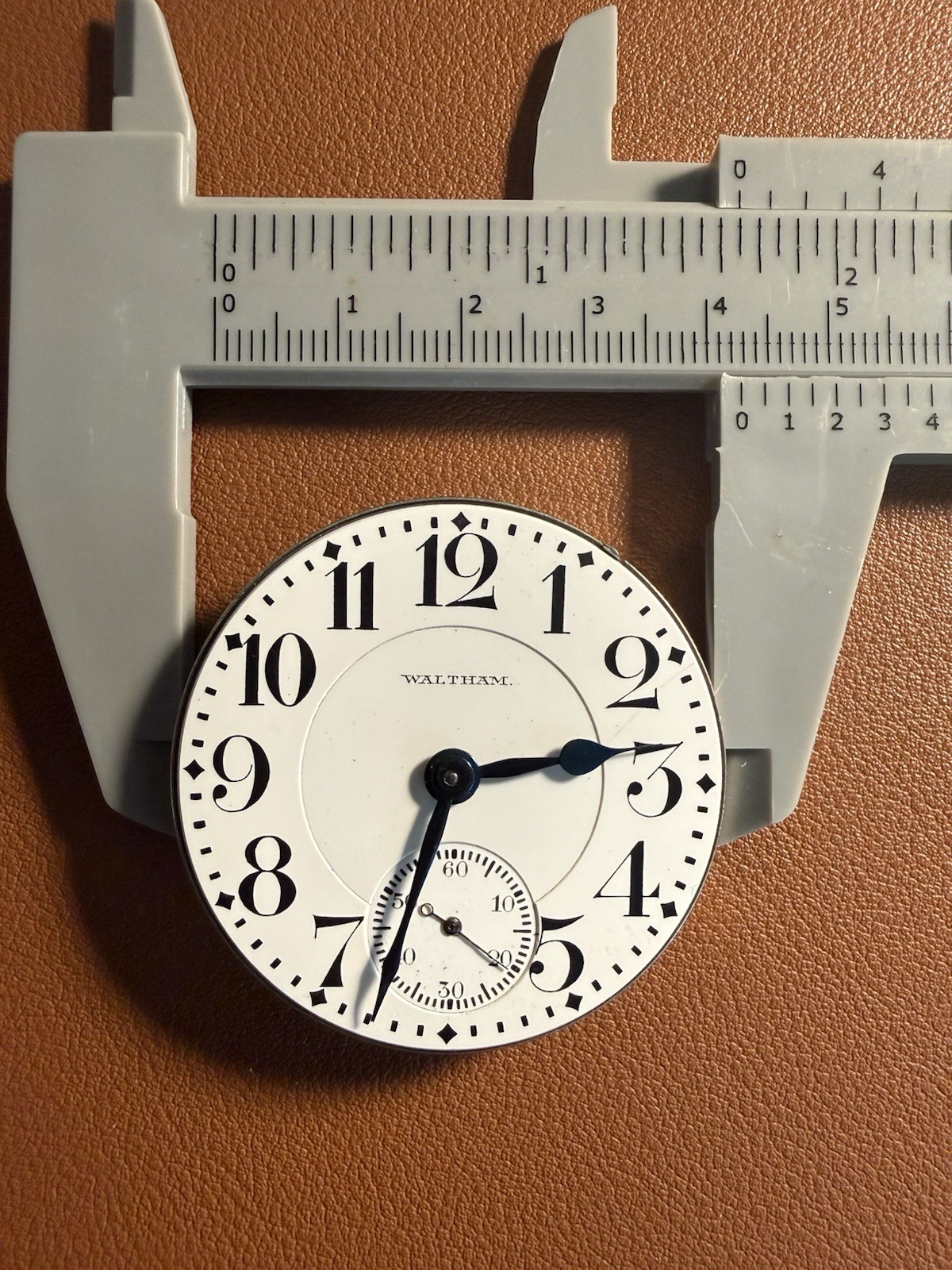 Vintage Waltham Model 645 Railroad Grade Pocket Watch Movement