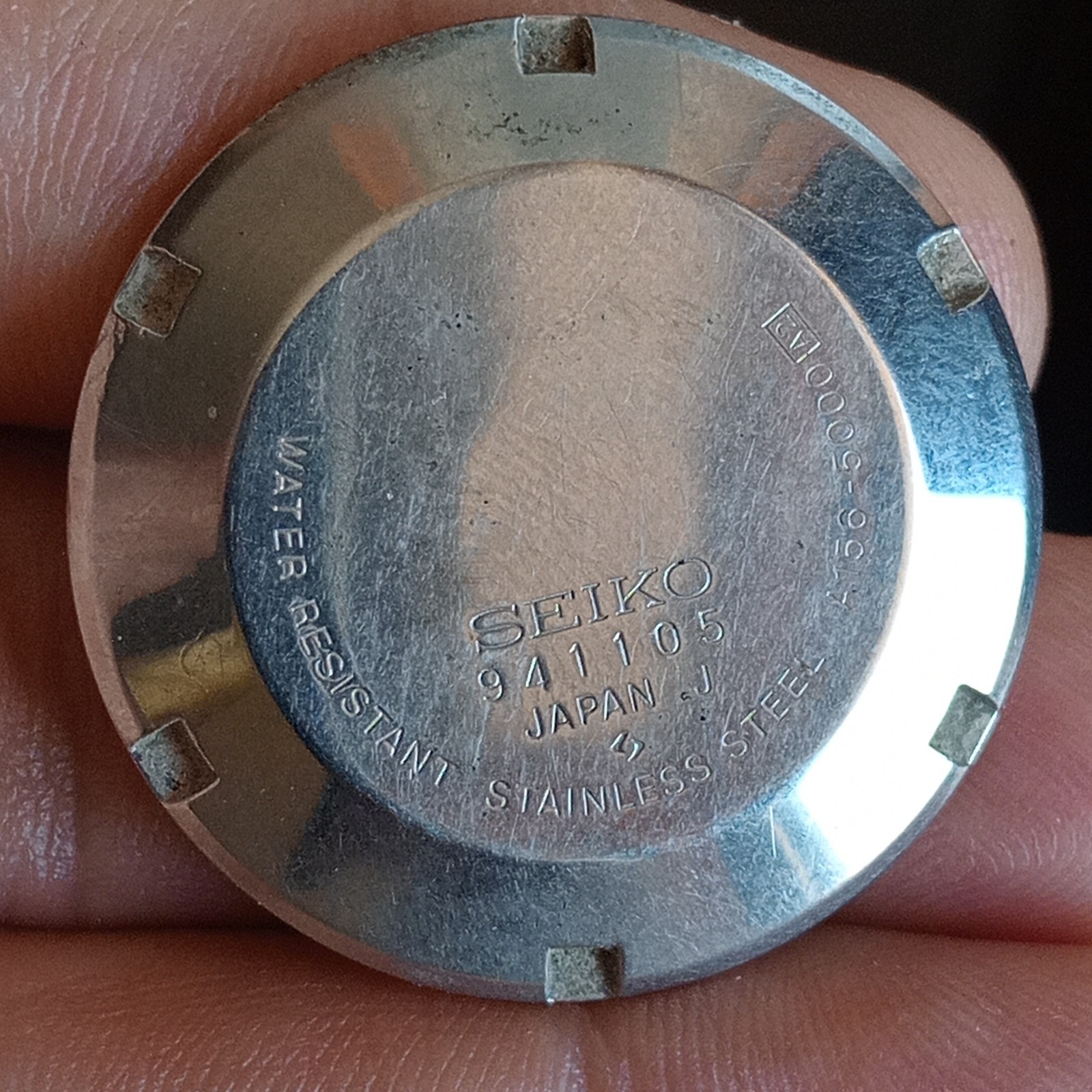 Seiko ref. A156-5000 Vintage USED Steel Case, Cases, Buttons