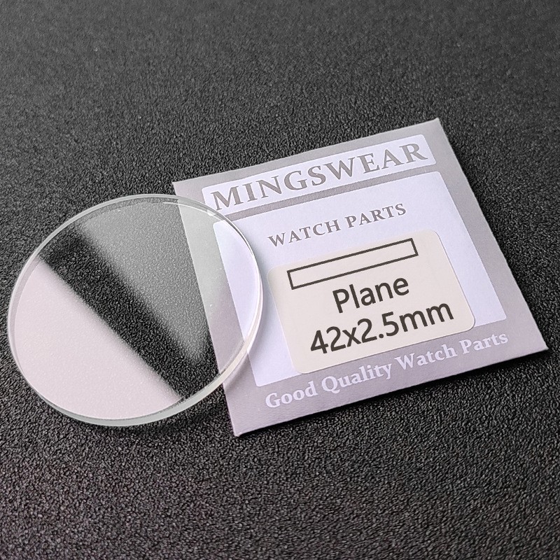 1.0/1.2/1.5/2.0/3.0mm Thick Flat Mineral Glass Watch Crystal Diameter 20-60mm