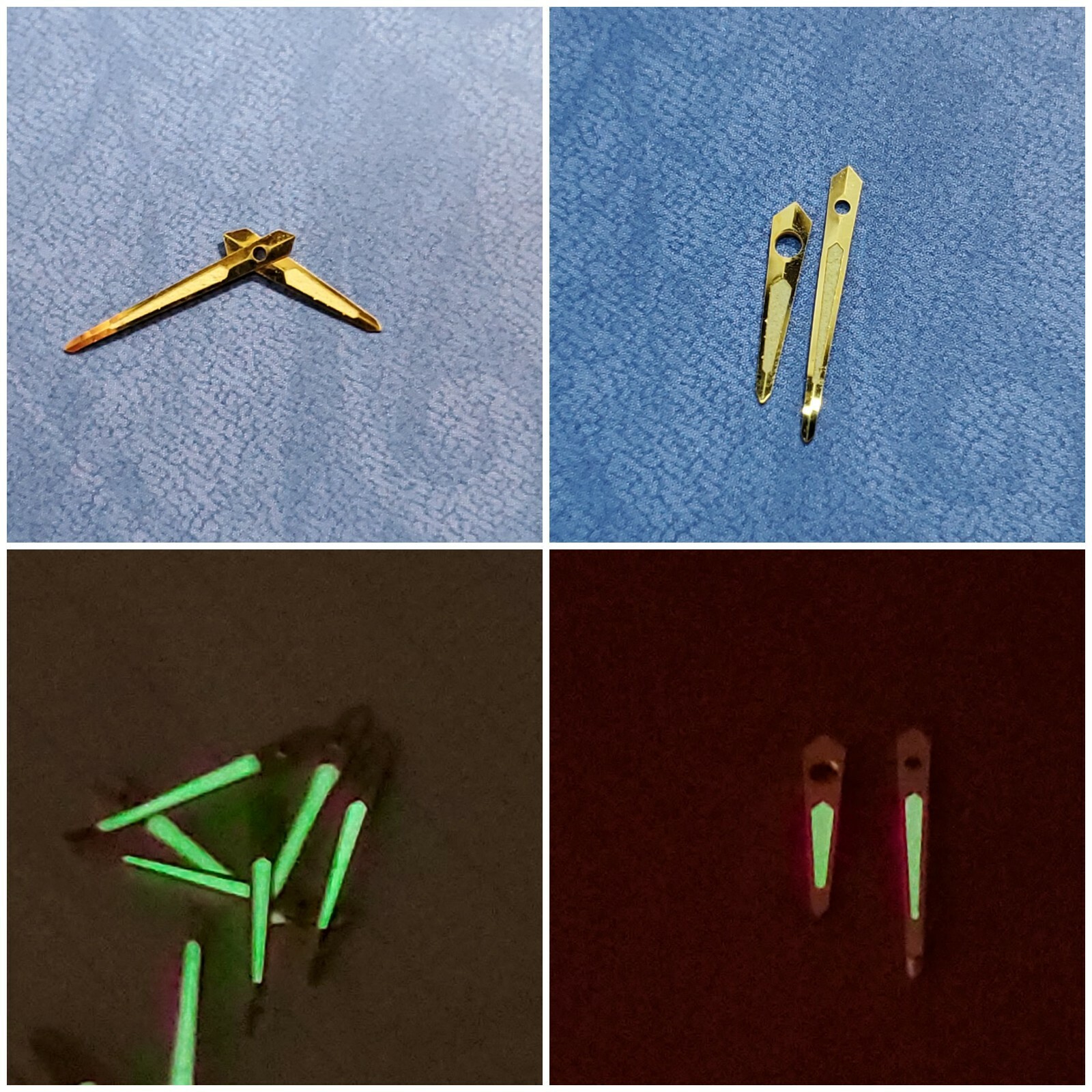 Genuine Factory NOS Accutron 214 Spaceview/Astro & 218 Gold Rad/Trit Spear Hands