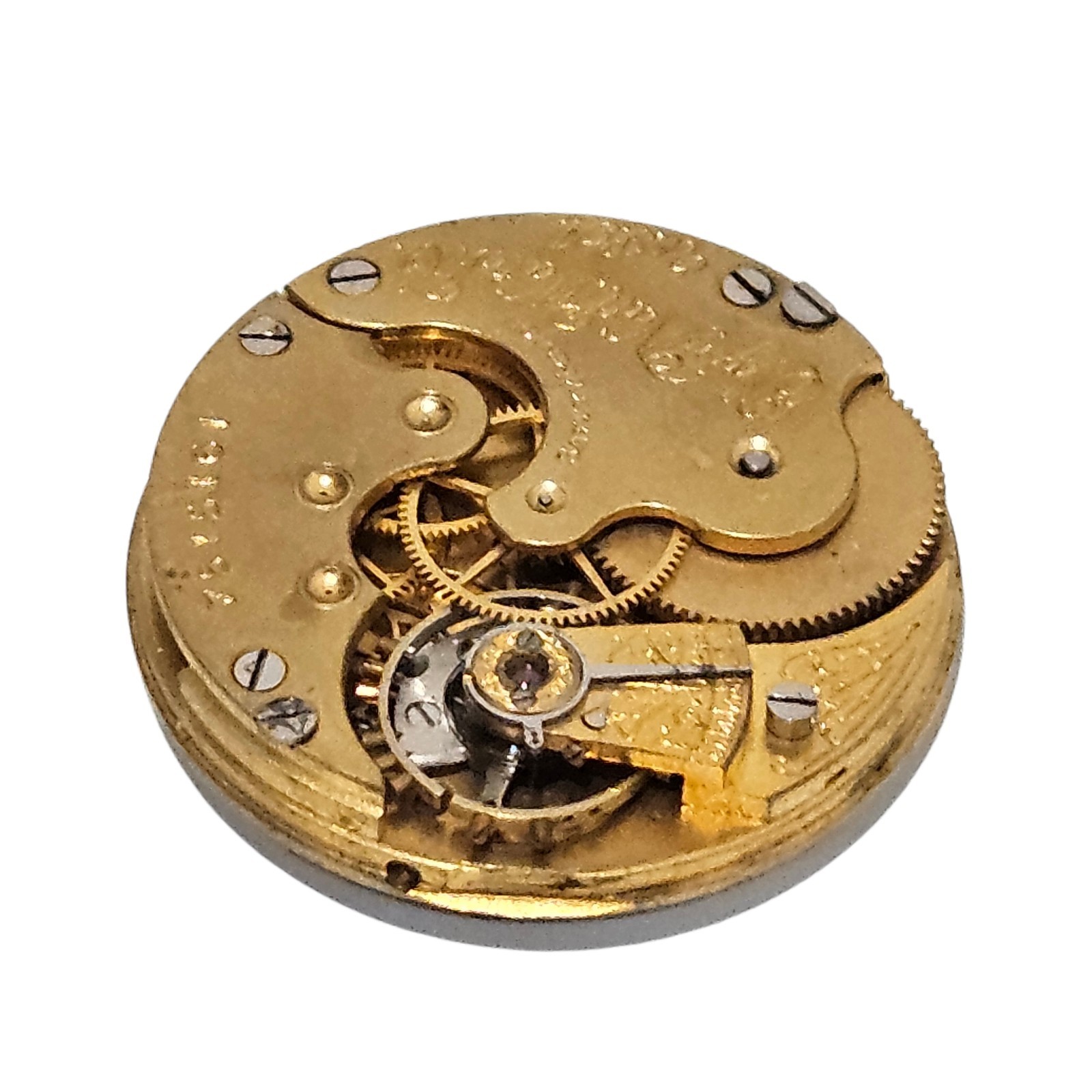 Antique 1899 Elgin Size 0s 7 Jewels Model 1 Pocket Watch Movement Grade 109