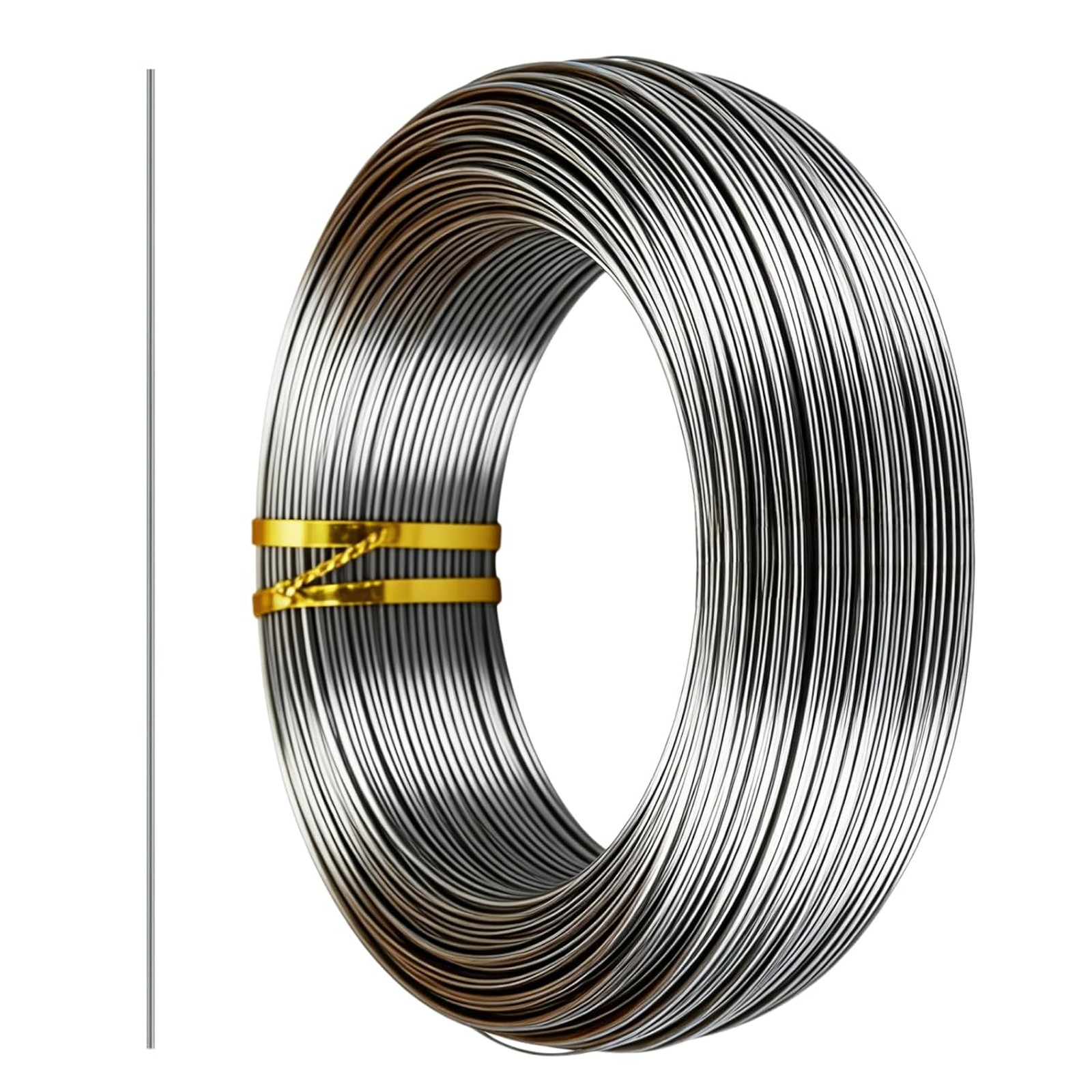 14 Gauge 304 Stainless Steel Wire 1.6mm Diameter 65 Feet Rustproof Heavy Duty