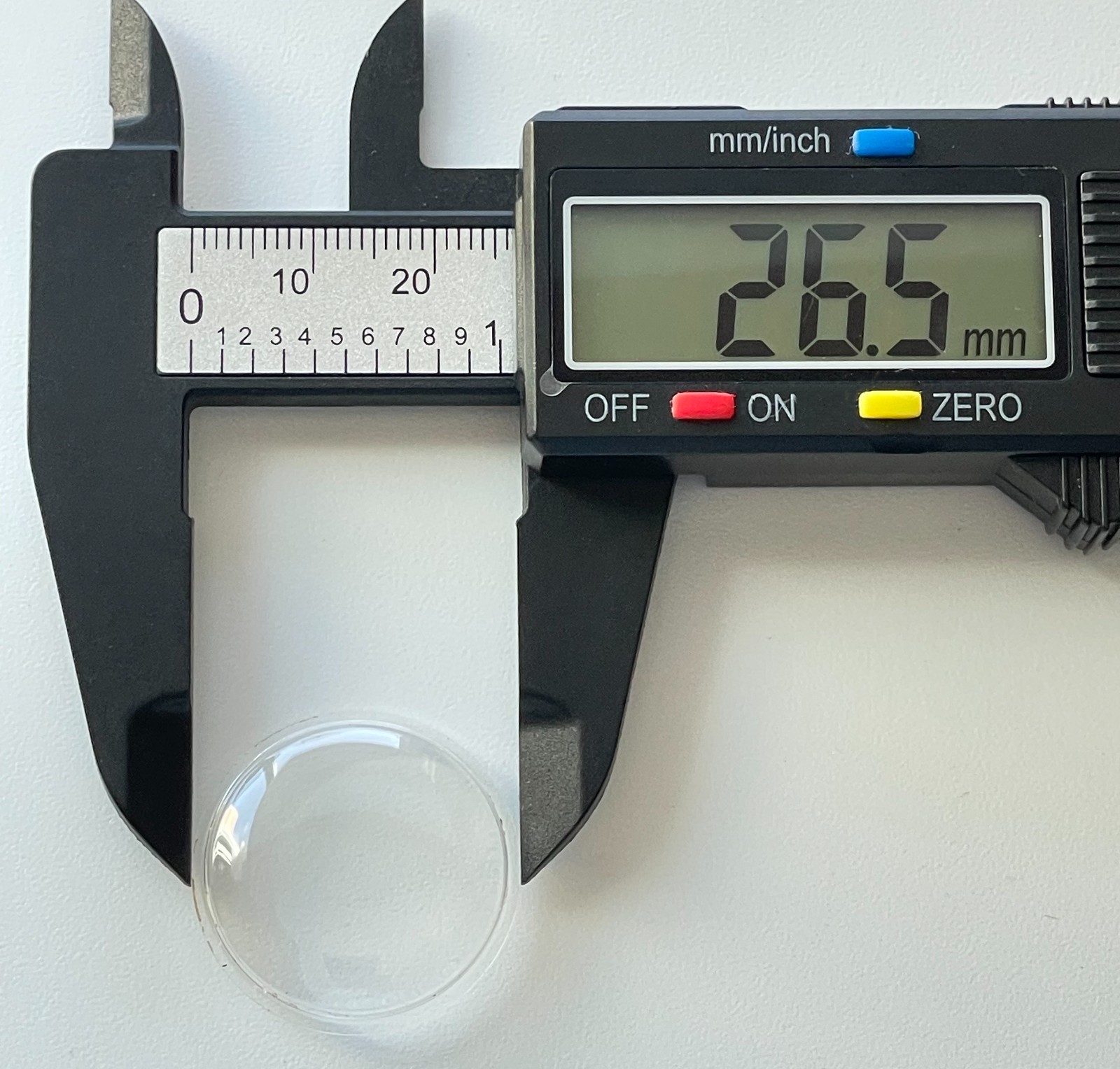 GS Flexo Pa383 Croton Watch Crystal 26.8mm Acrylic Glass NOS Vintage Parts