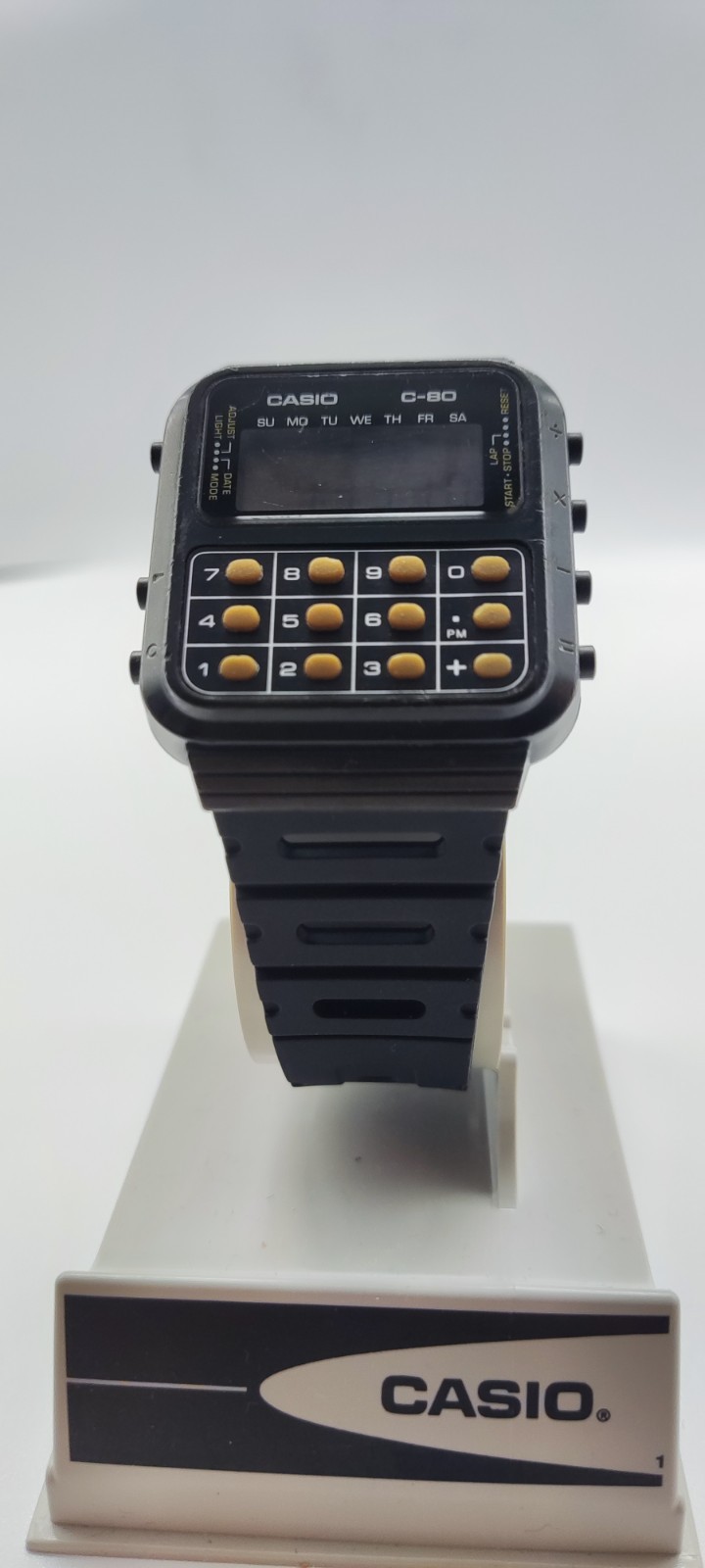 Casio C-80 Vintage Calculator Watch made in Japan – New Battery & Strap