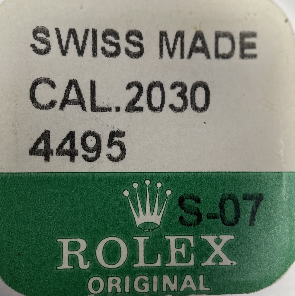ROLEX FACTORY NEW COMBINED IN-SETTING 4 ESCAPE WHEEL UP & LOW 2030 4495