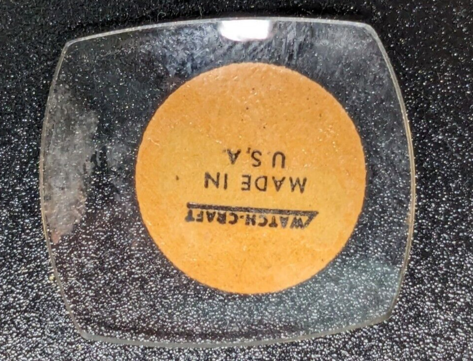 NOS W-C Watch Craft 3MC221 Mineral Glass Domed Crystal for Elgin 22.1 x 19.6 MM