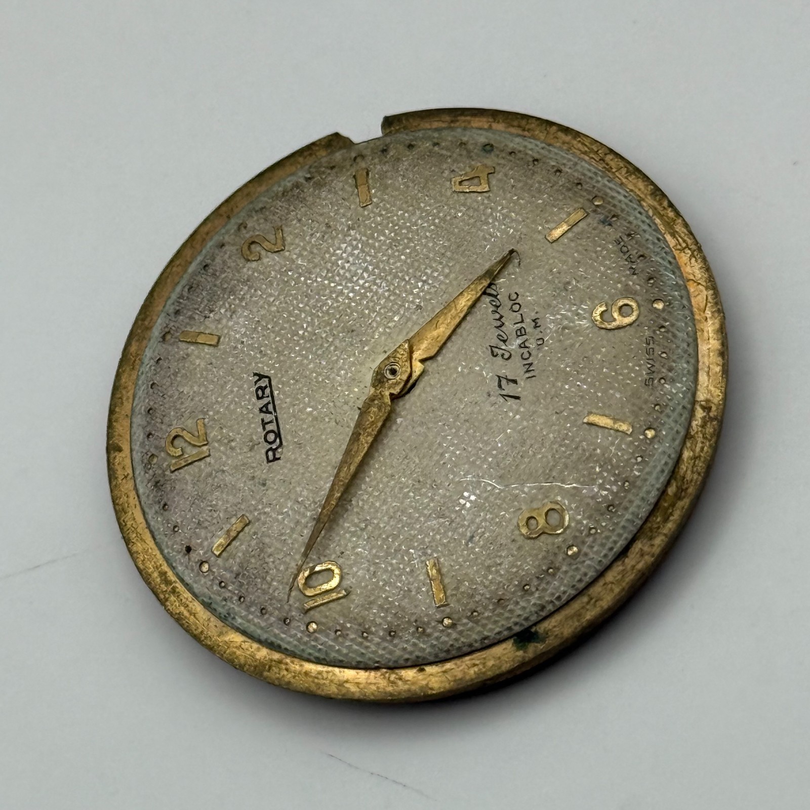 ETA 2370 Watch Movement Rotary Manual Wind Vintage Swiss Parts Repair 31.3mm