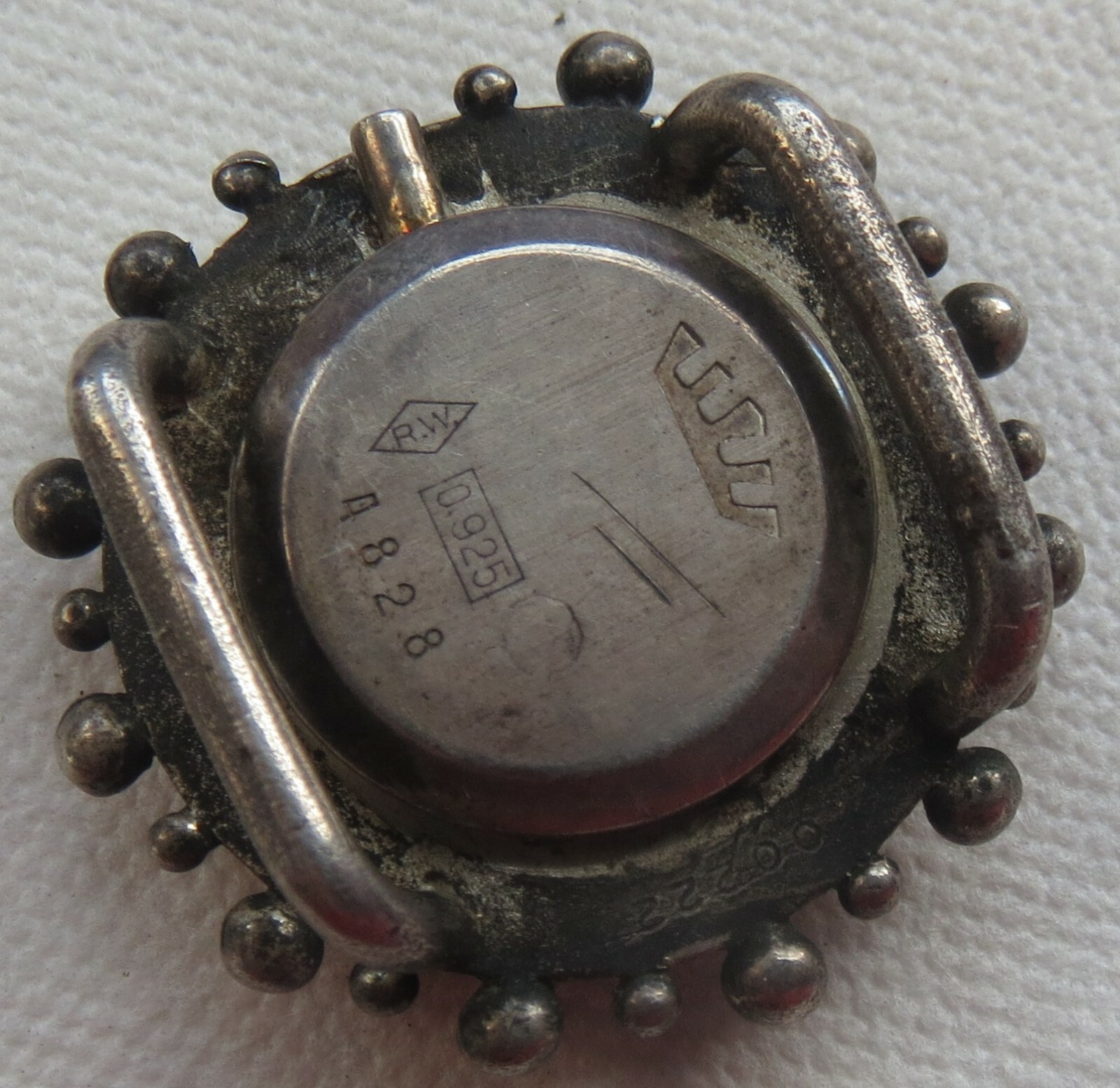 Fortis beautiful wristwatch silver case 43 mm. in diameter for movement 15 mm.