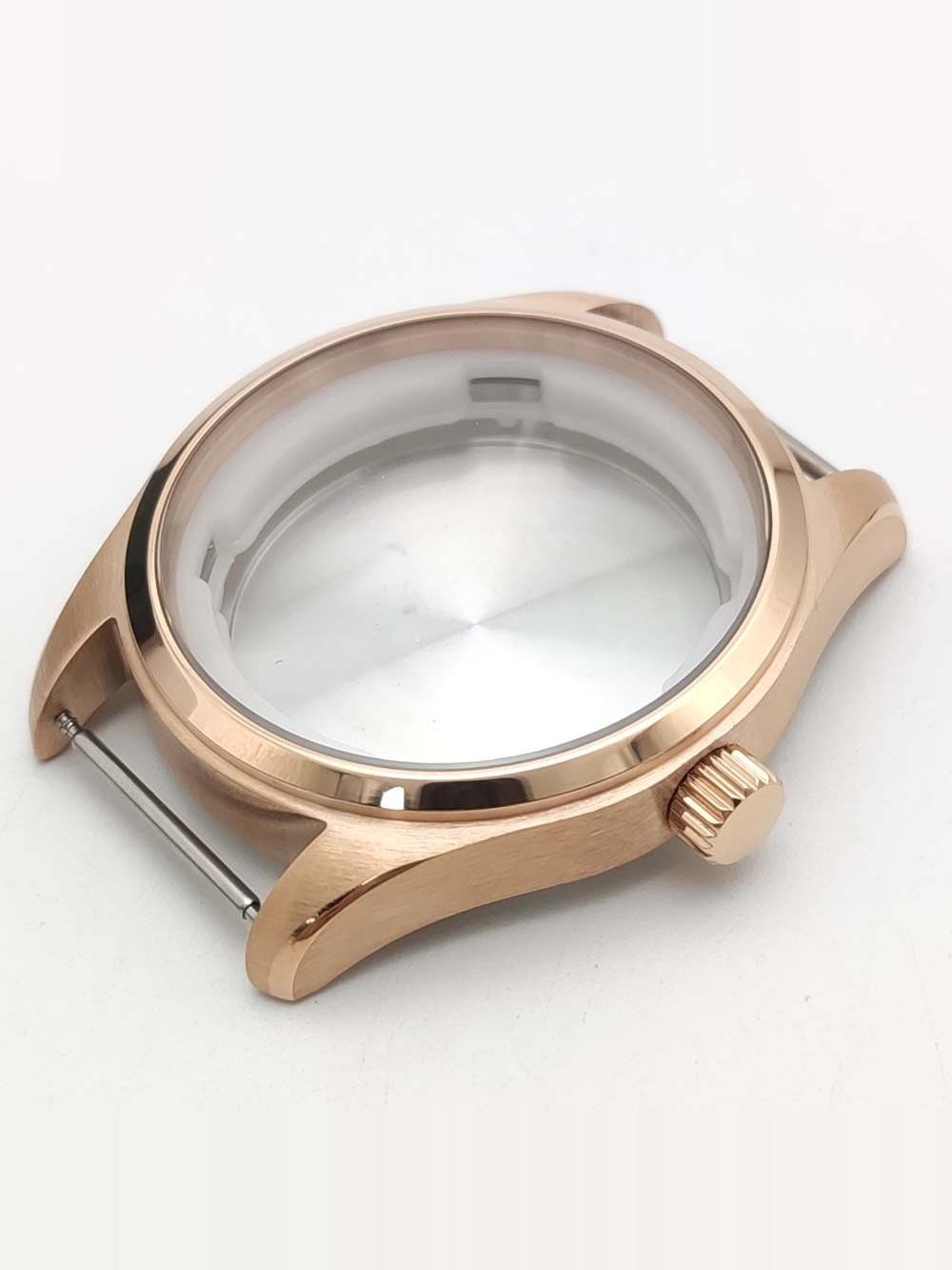 40mm Stainless steel Watch Case Sapphire Glass for NH35/36 Movement