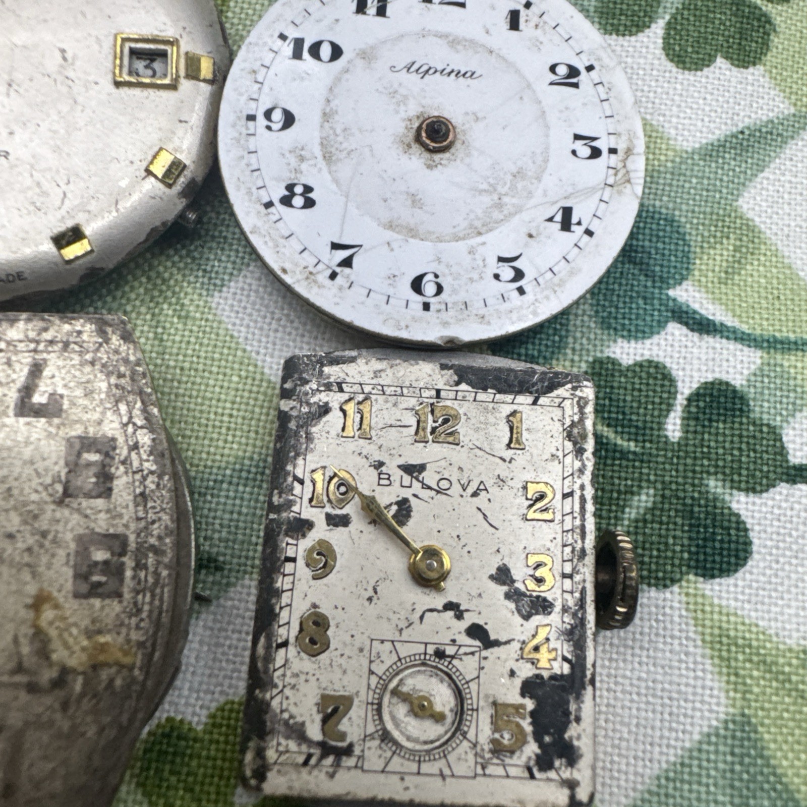 9 Men’s Mechanical Wrist Watch Movements For Repair Bulova Helzberg Monarch 670