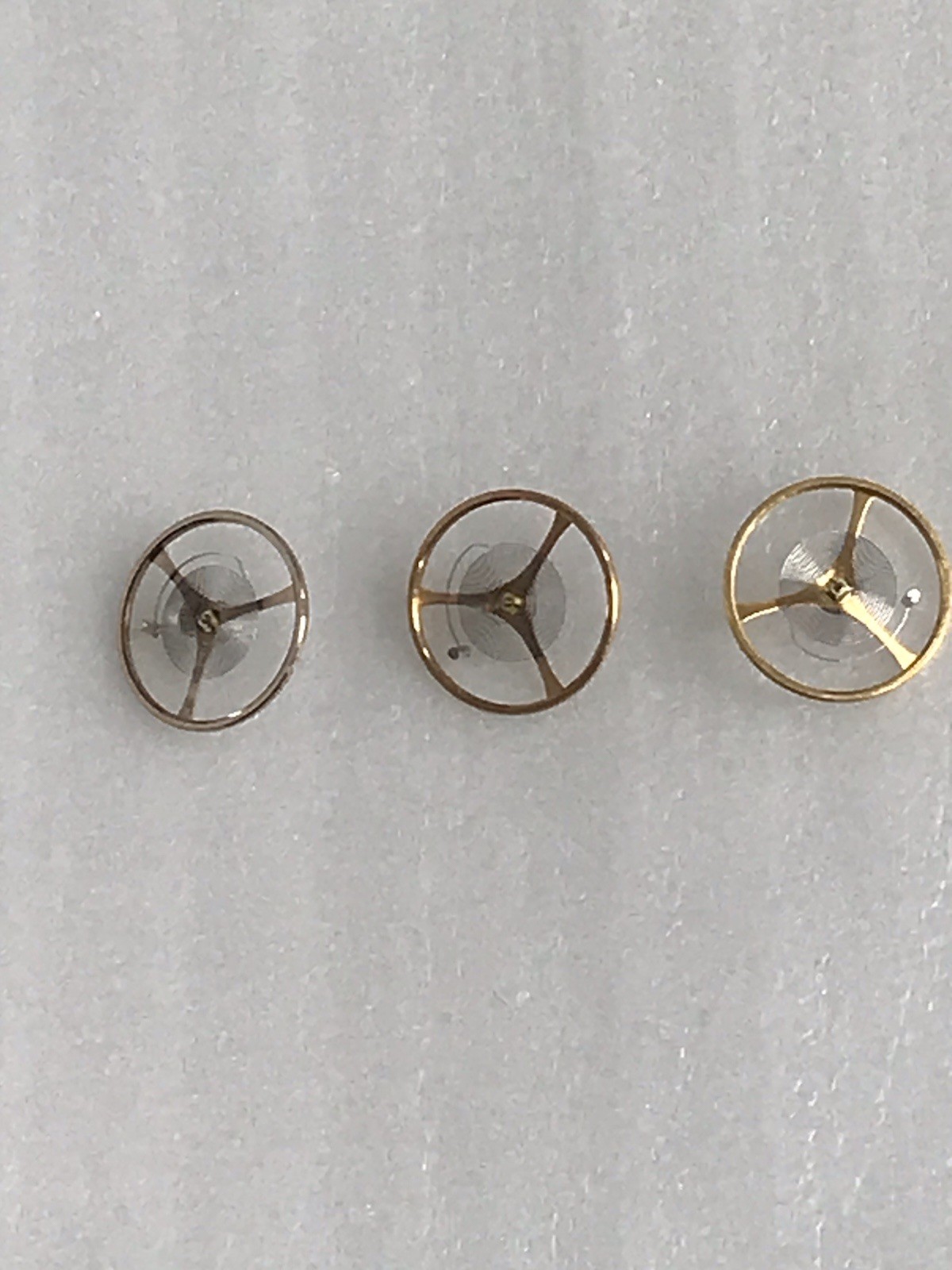 (Three) Balance Wheel’s For Poljot 3133/31659 Chronograph (NOS) USSR (3)