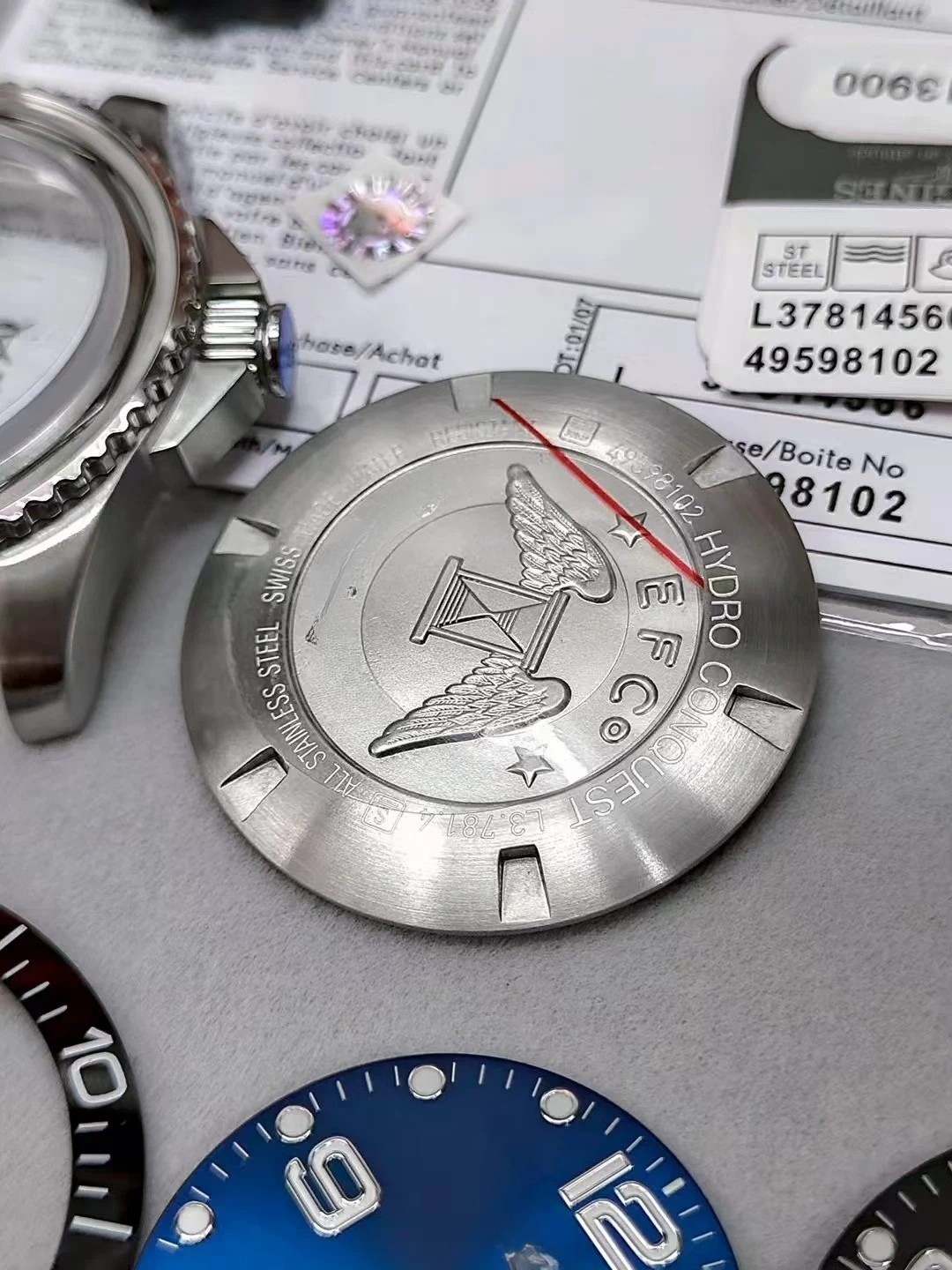 41mm Stainless Steel Watch Case With Band Kit 2824