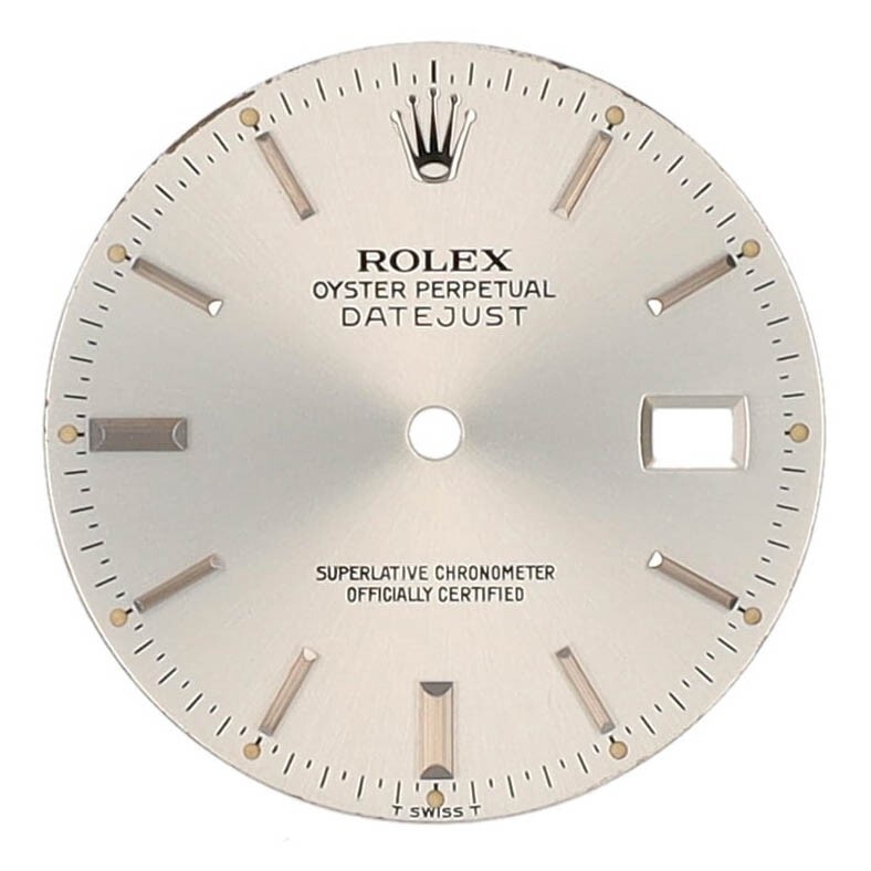 ORIGINAL ROLEX DATEJUST 36MM SILVER INDEX DIAL