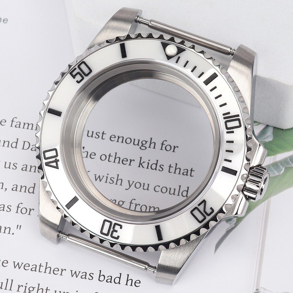 Sapphire Crystal NH35 Watch Case 40mm Steel For NH35 NH34 NH36 NH38 28.5mm Dial