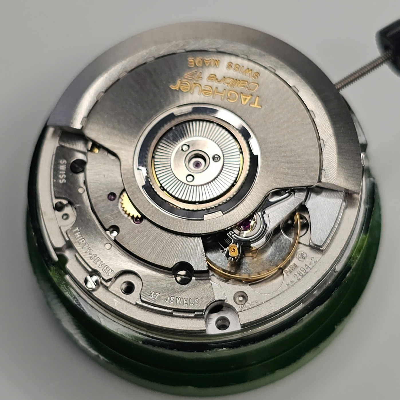 ETA2894 -2 Movement | TAG Heuer Caliber 17 Modular Chrono | Black Date 3-Subdial