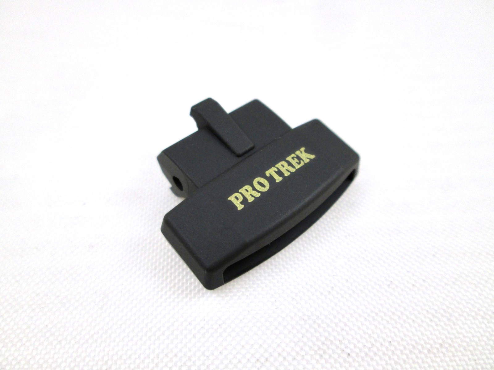Genuine Casio PRW-3100G PRW-6000SG black resin band bottom cover, end piece @ 6