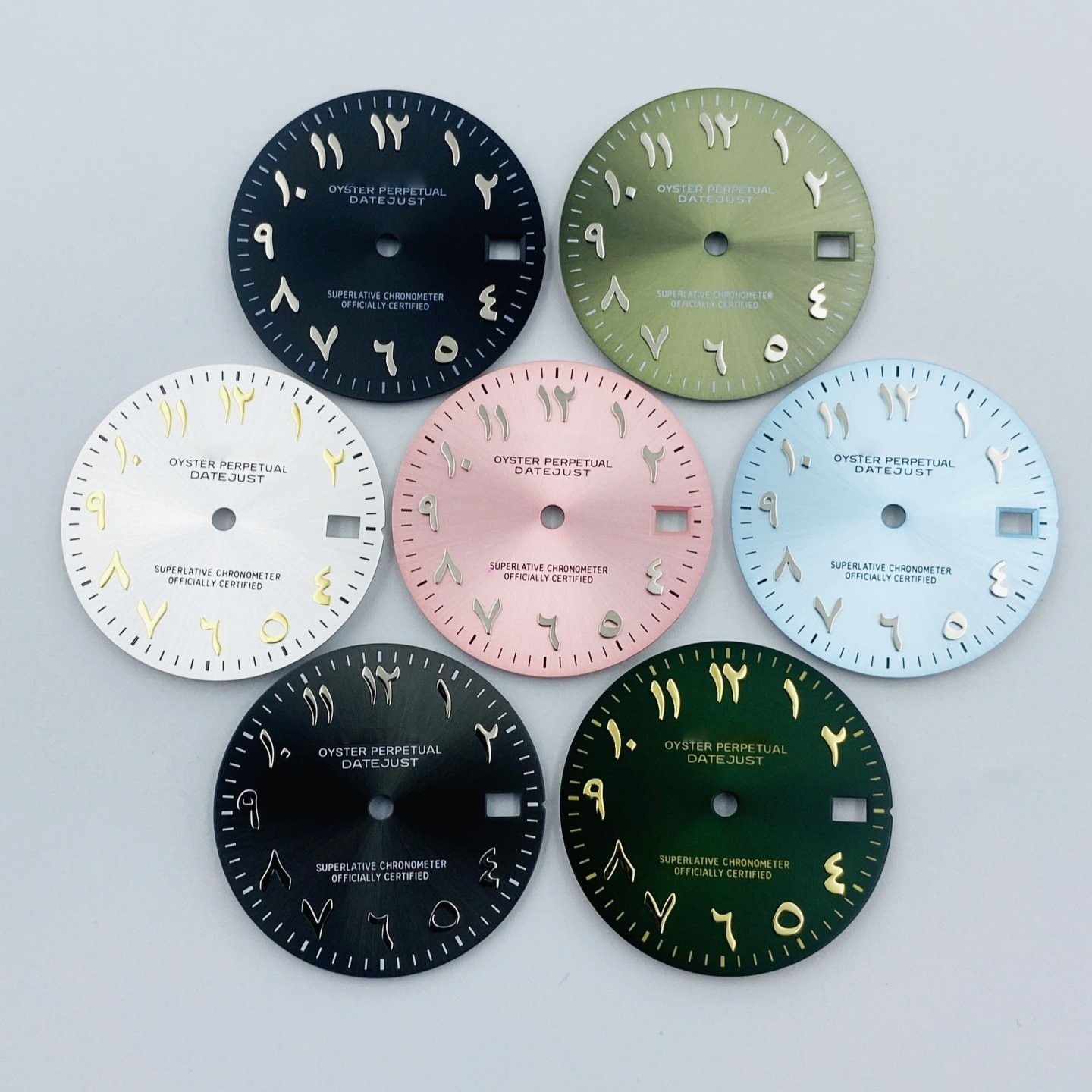 28.5mm Middle East Digital Watch Dial No Lume for Nh35/36 4R Movement Accessory