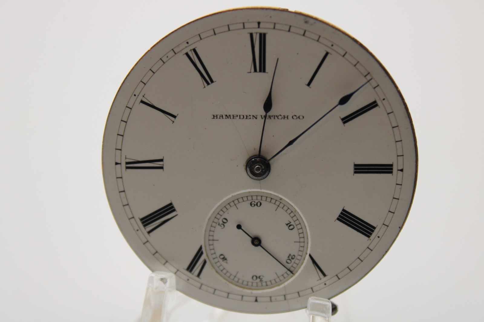 1884 HAMPDEN POCKET WATCH MOVEMENT 320224 GRADE: SPRINGFIELD 18s 7j (OR2)