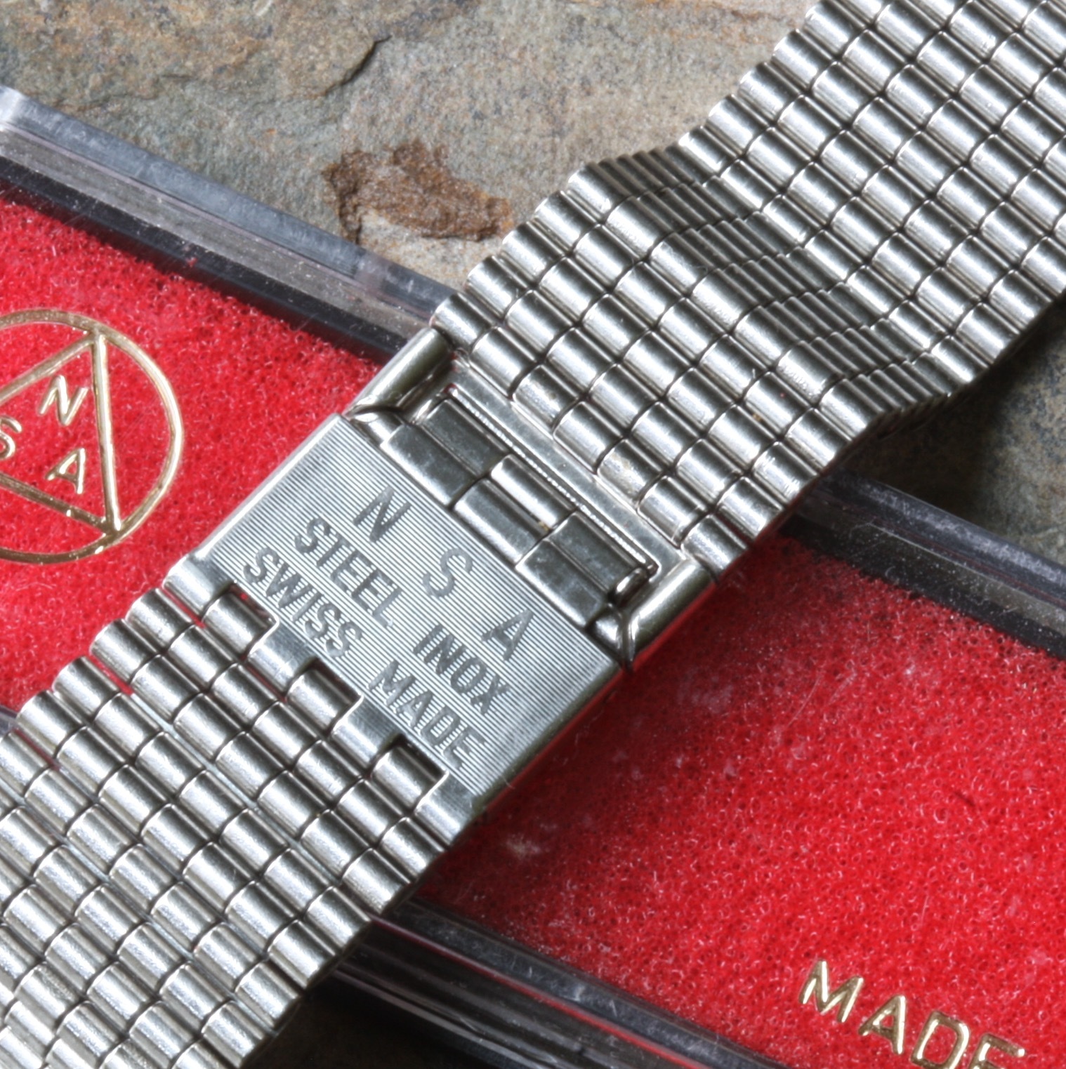 29 SOLD! Heuer Monaco Silverstone watch band clasp spring rare NSA bracelet part