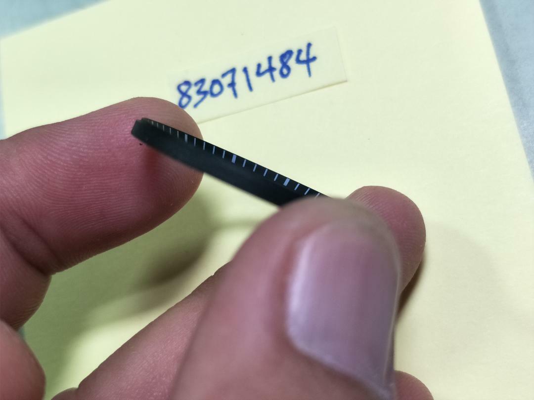 GENUINE BLACK DIAL RING / CHAPTER RING SEIKO 6306-7000 6309-7040 /9 7548-7000 /9
