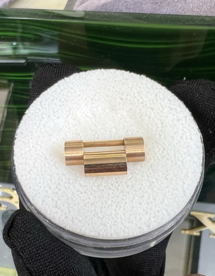 OEM Rolex Day-Date 40 rose gold link 228235 For Parts 17.20mm