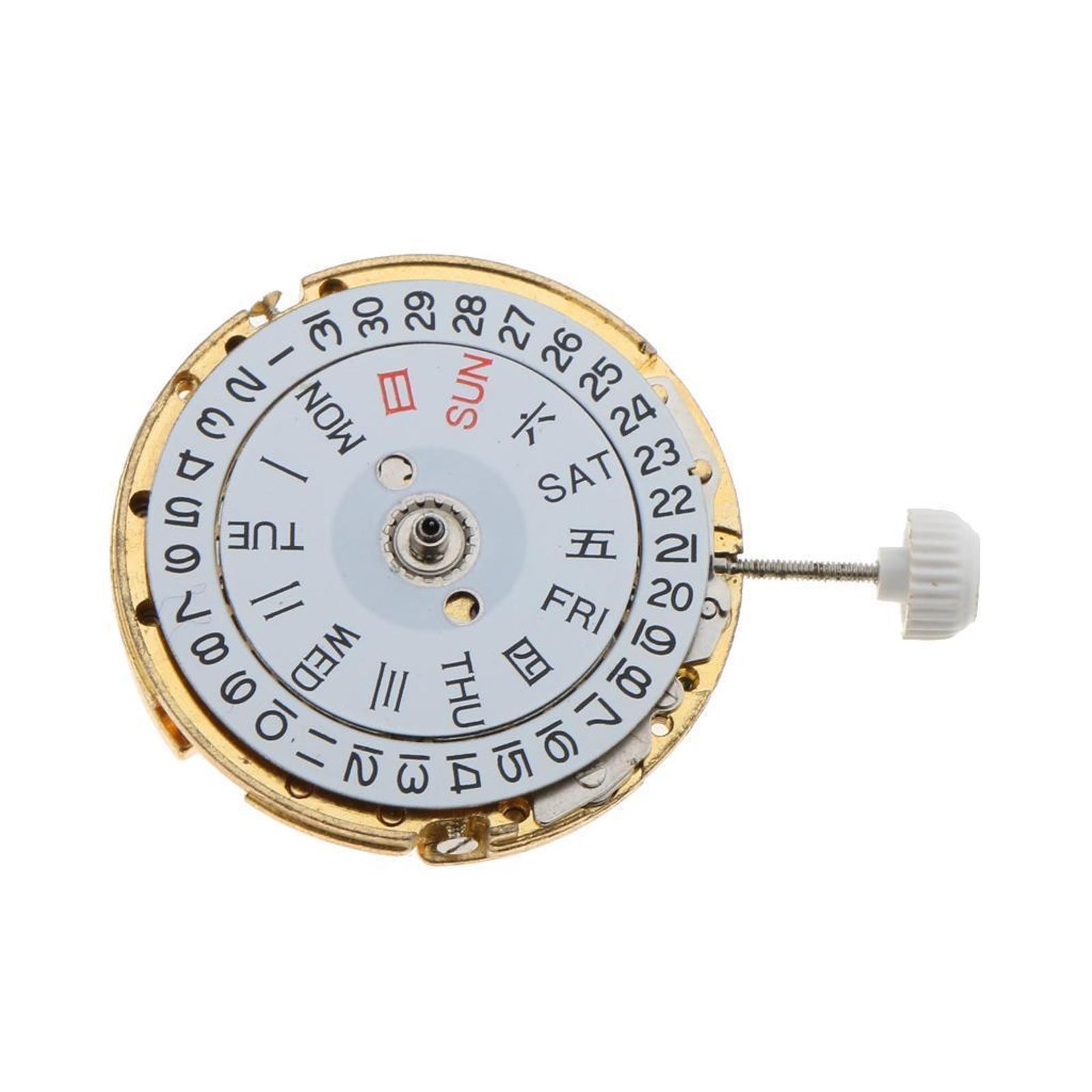 25mm Dual Calendar At 3 Automatic Mechanical Watch Movement For Miyota 8205 8200
