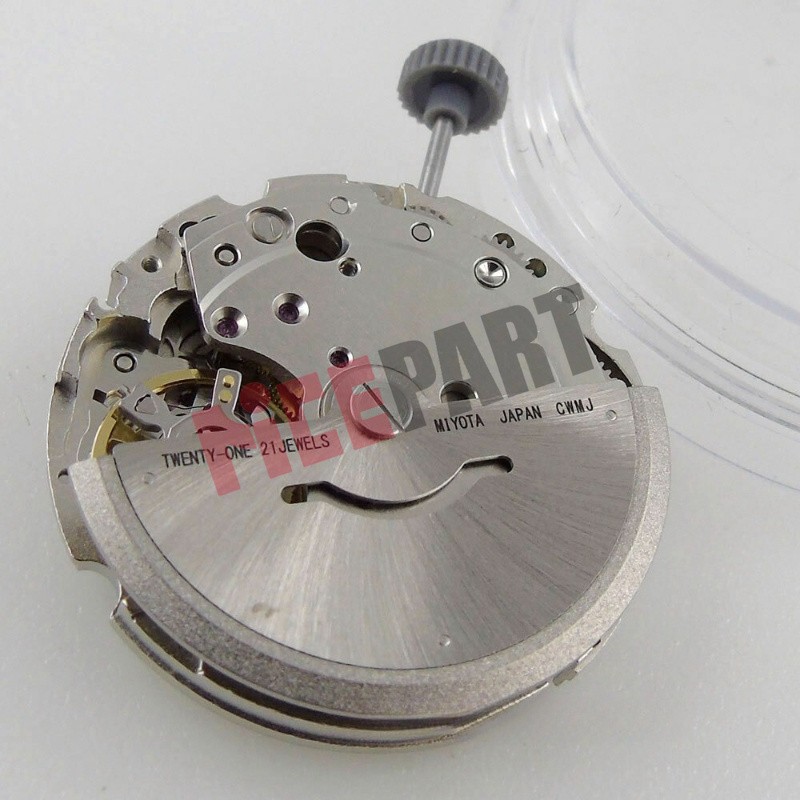 New edition 21 jewels miyota 8215 black window automatic mechanical movement