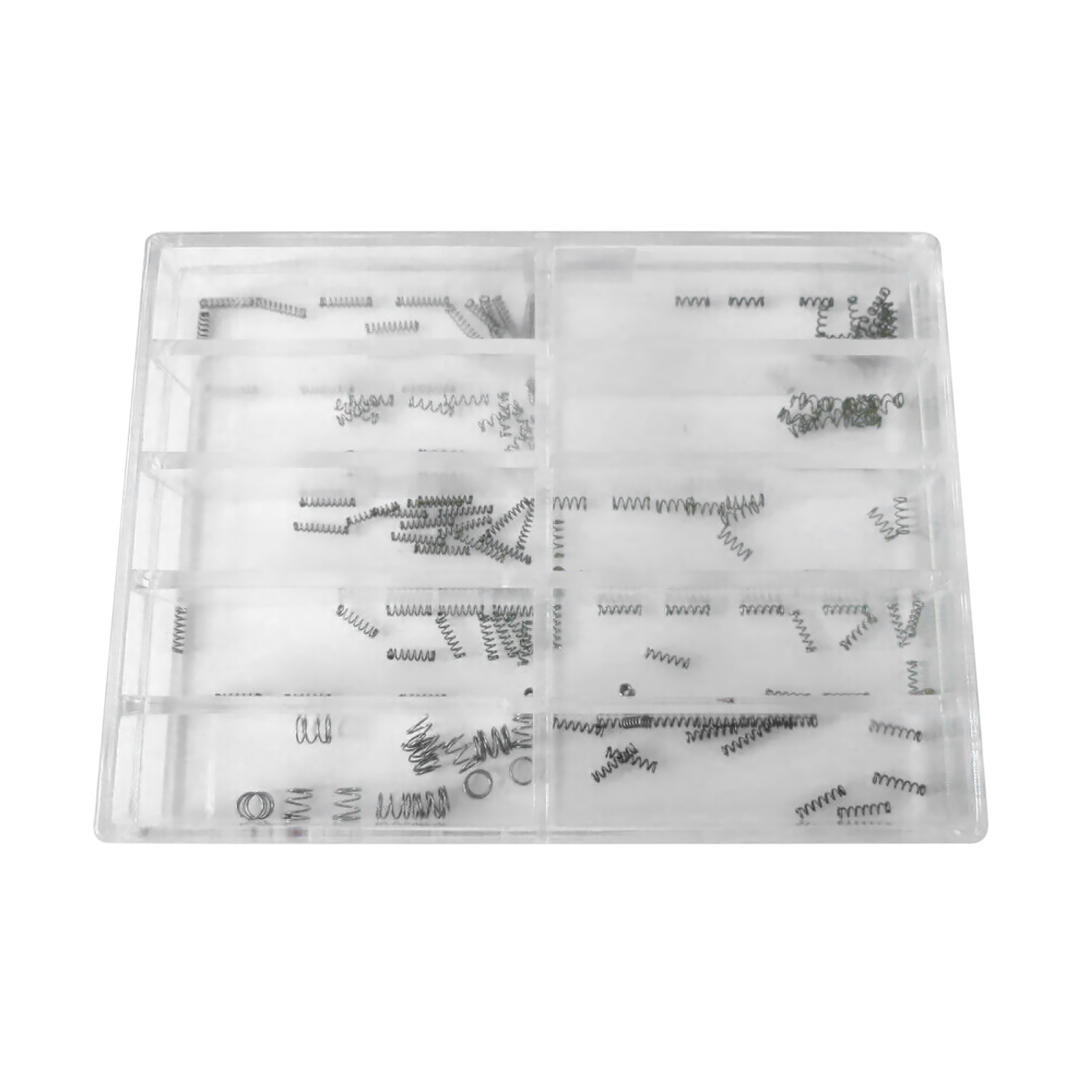 100Pcs/Box Metal Watch Crown Pusher Spring Part Multi Sizes for Watch Repair
