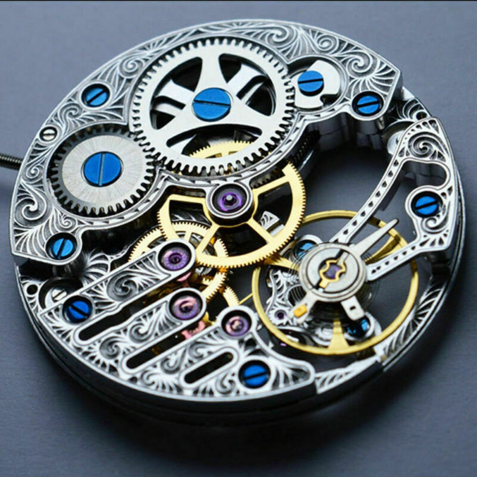 High Quality Replace Movements Skeleton Hollow Manual Winding For st3620k 6498