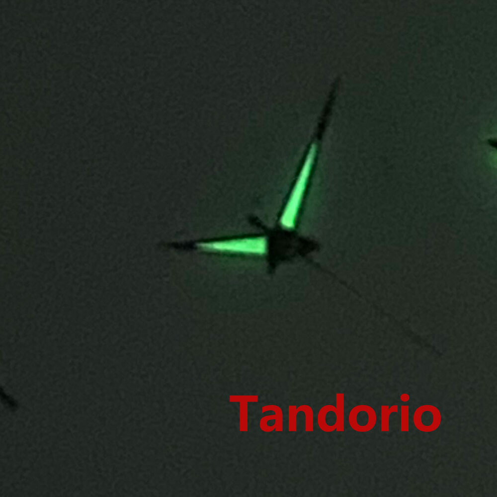 Fit NH35 NH36 ETA 2836 2824 Automatic Movement Green Luminous Watch Hands Parts