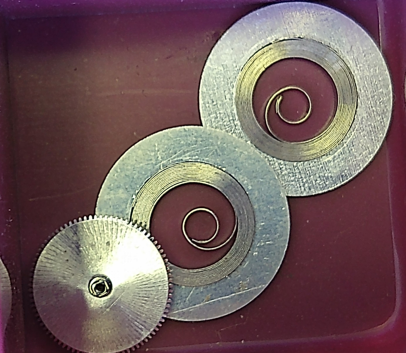 Lot of parts for Rolex reference CALIBER 13” 72 A and 13”727 for repair