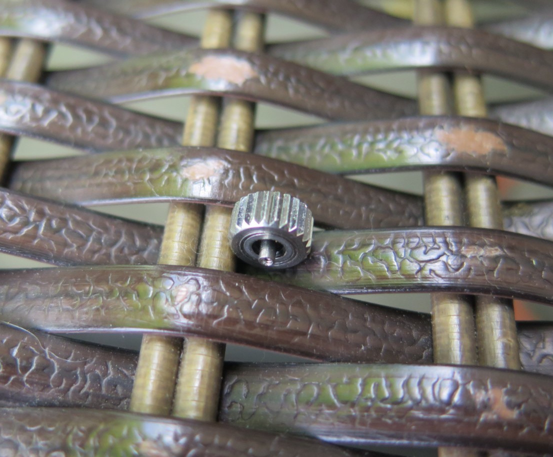 New Steel Flat Feet Crown for Vintage Omega Seamaster 300 2913 165.024 +Tap 10