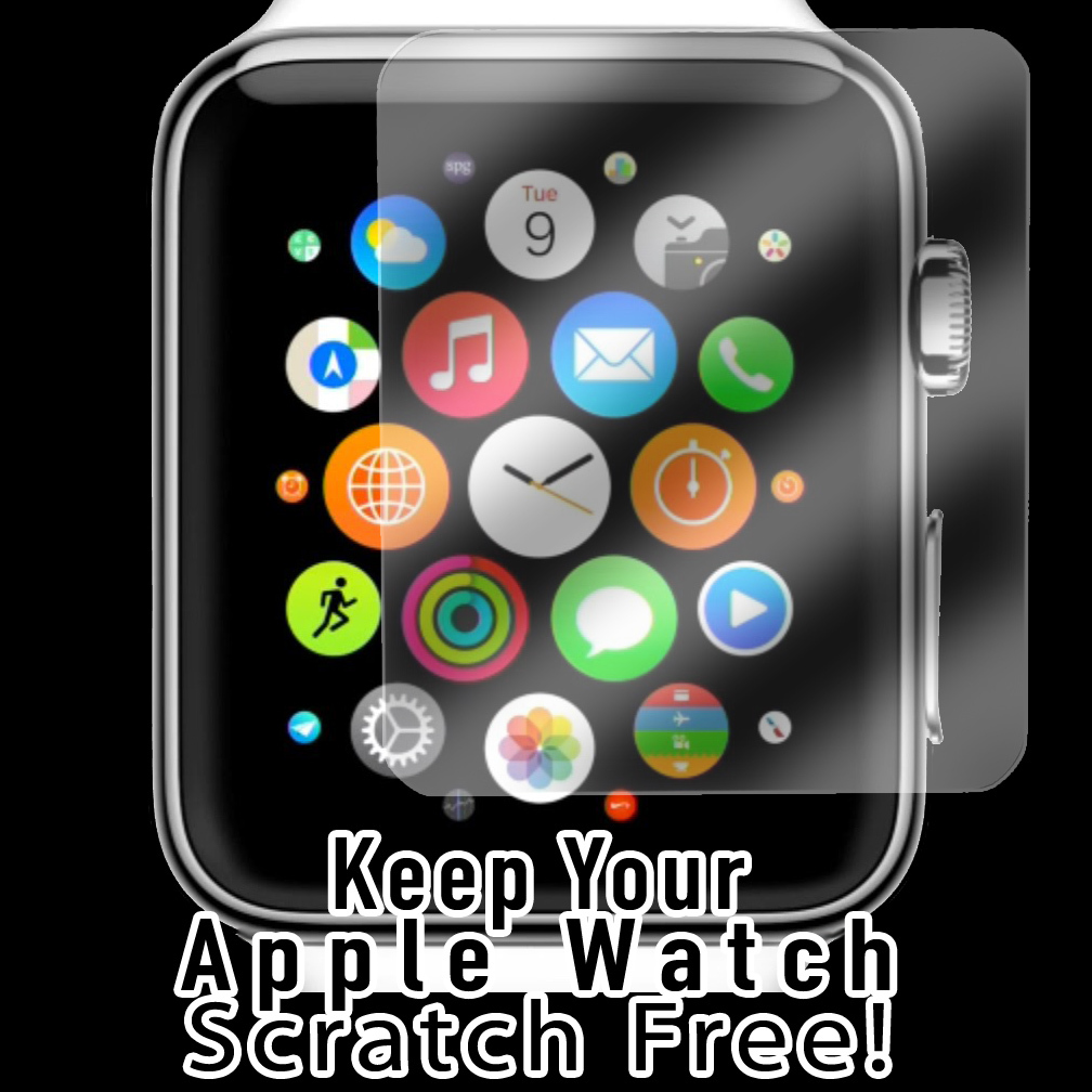 APPLE WATCH 42 Series 1, 2, or 3 HD Clear Screen Protectors anti-scratch set 2